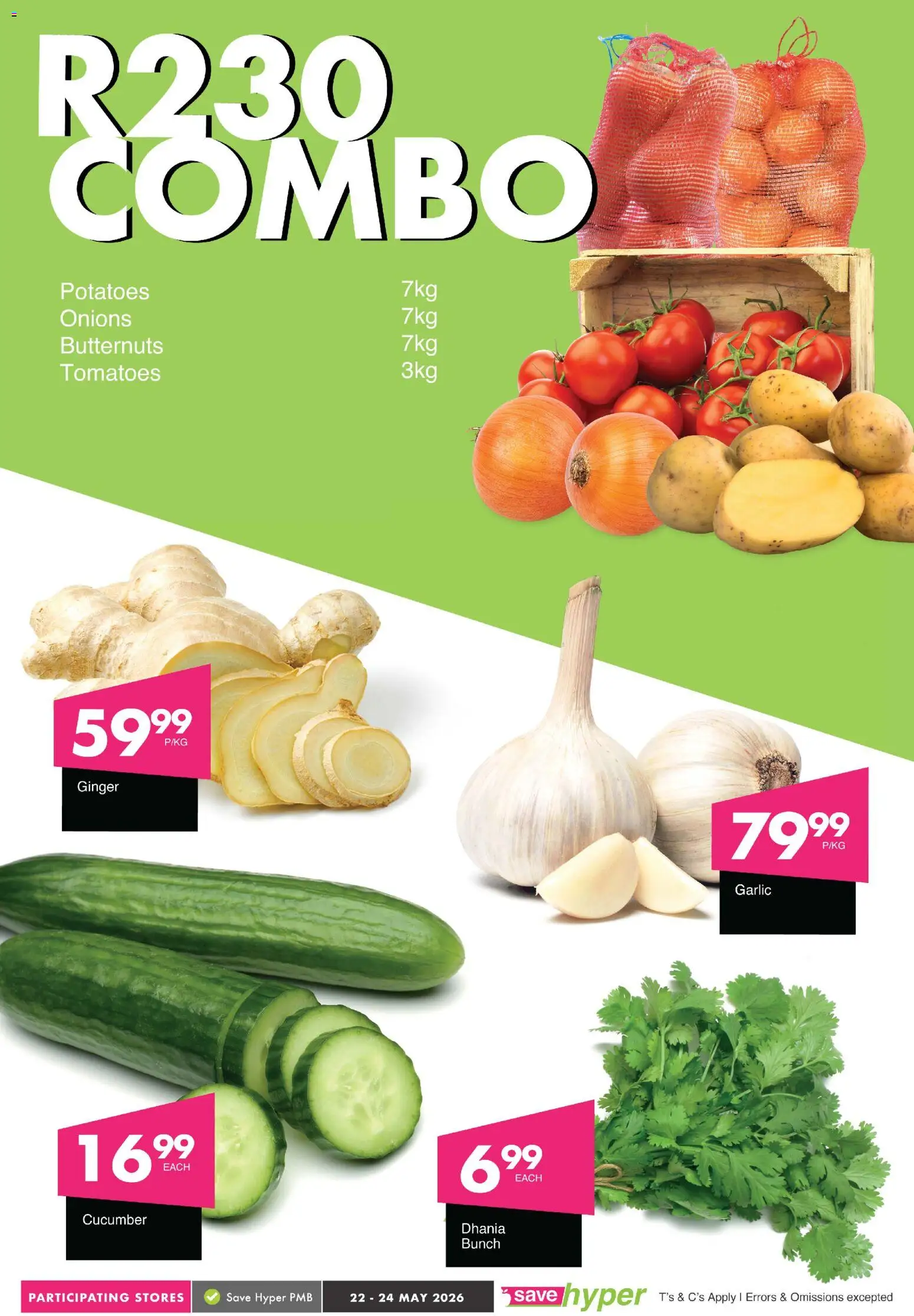 New Save catalogue – valid from 22.05.2026 | Page: 4 | Products: Tomatoes, Potatoes, Onions, Garlic