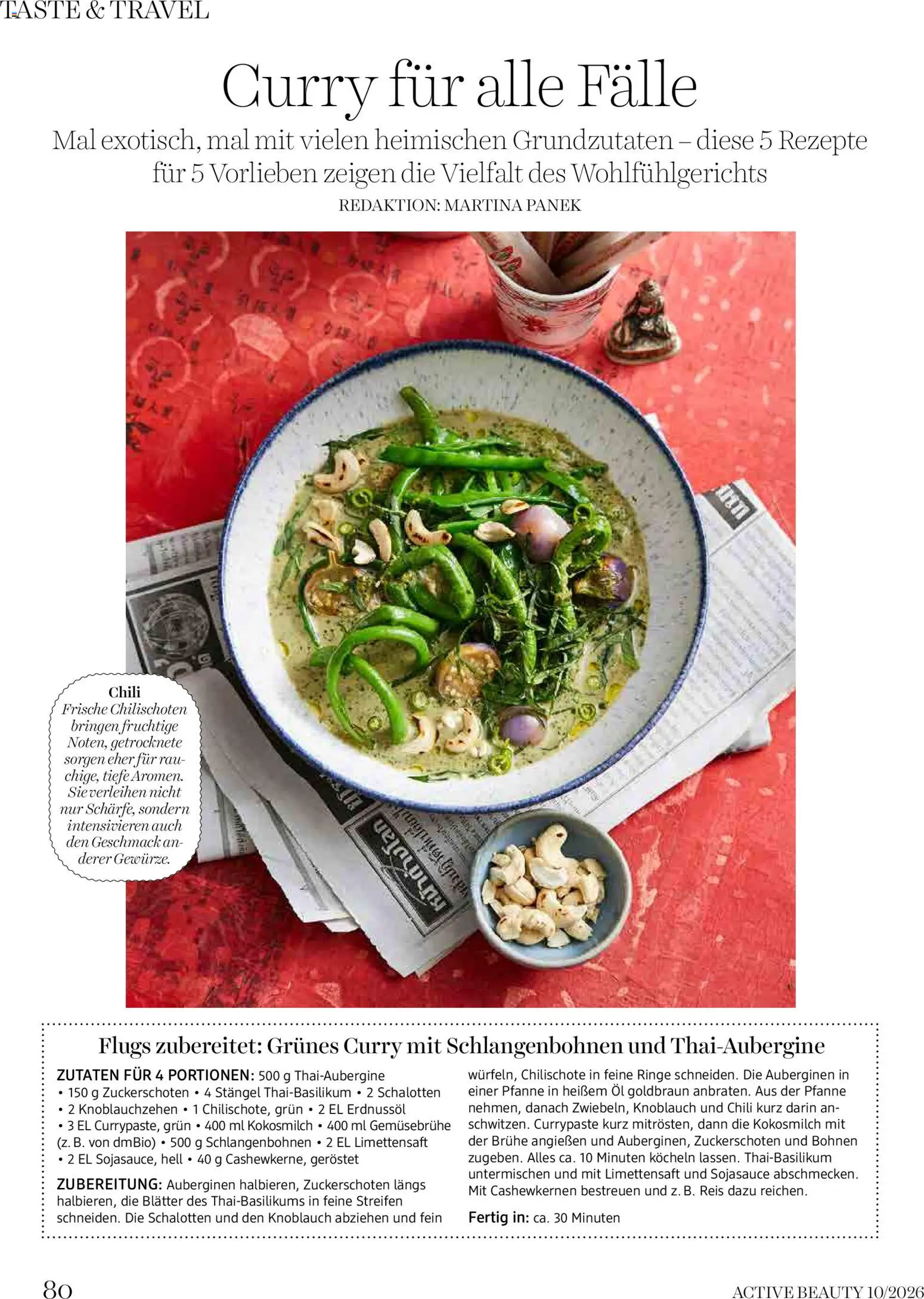 dm drogerie markt Magazin October 2026 gültig ab 01.10.2026 | Seite: 80 | Produkte: Knoblauch, Chili, Kokosmilch, Öl