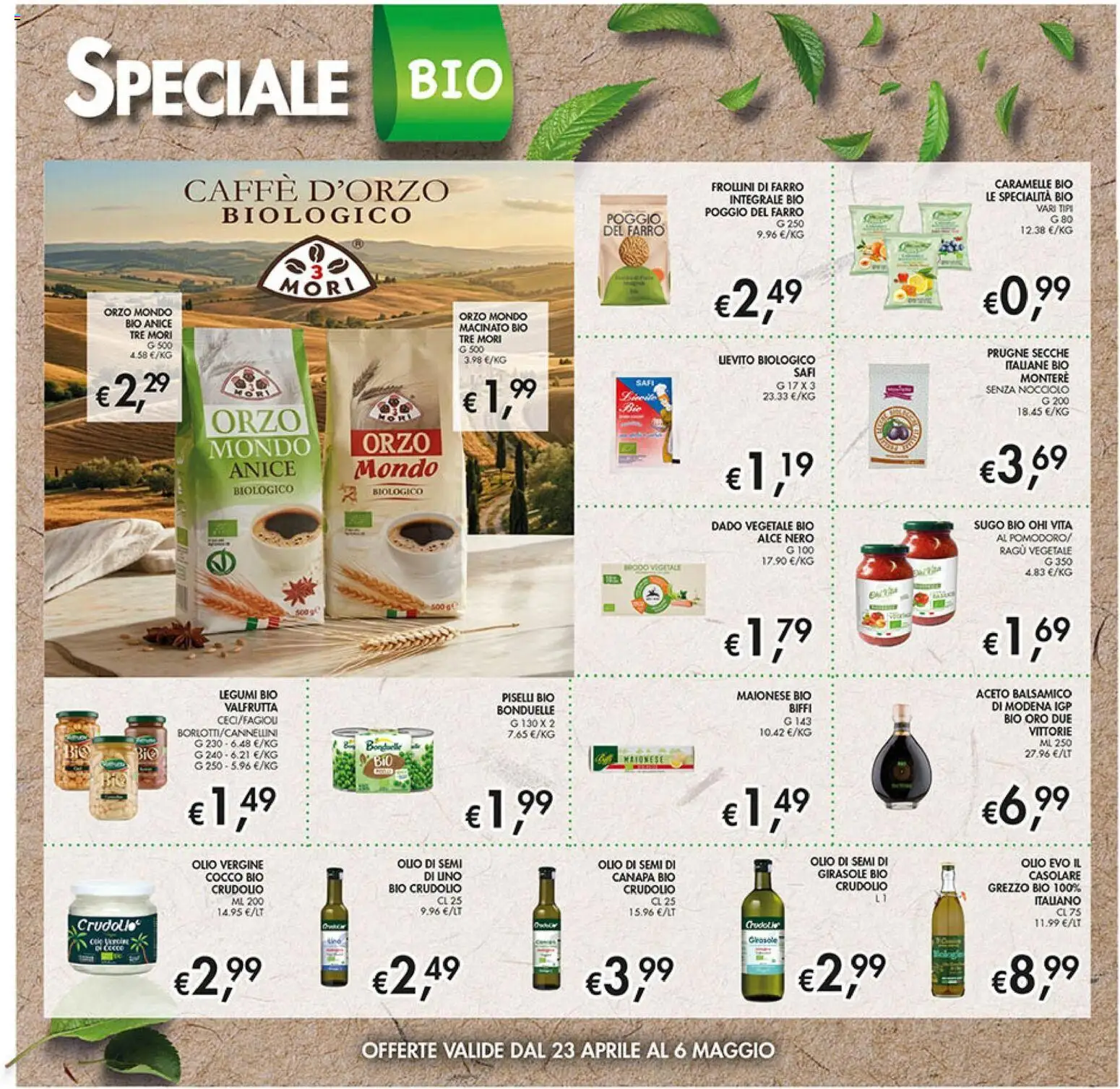 Volantino Coal del 23.04.2026 | Pagina: 22 | Prodotti: Ragú, Piselli, Sugo, Farro