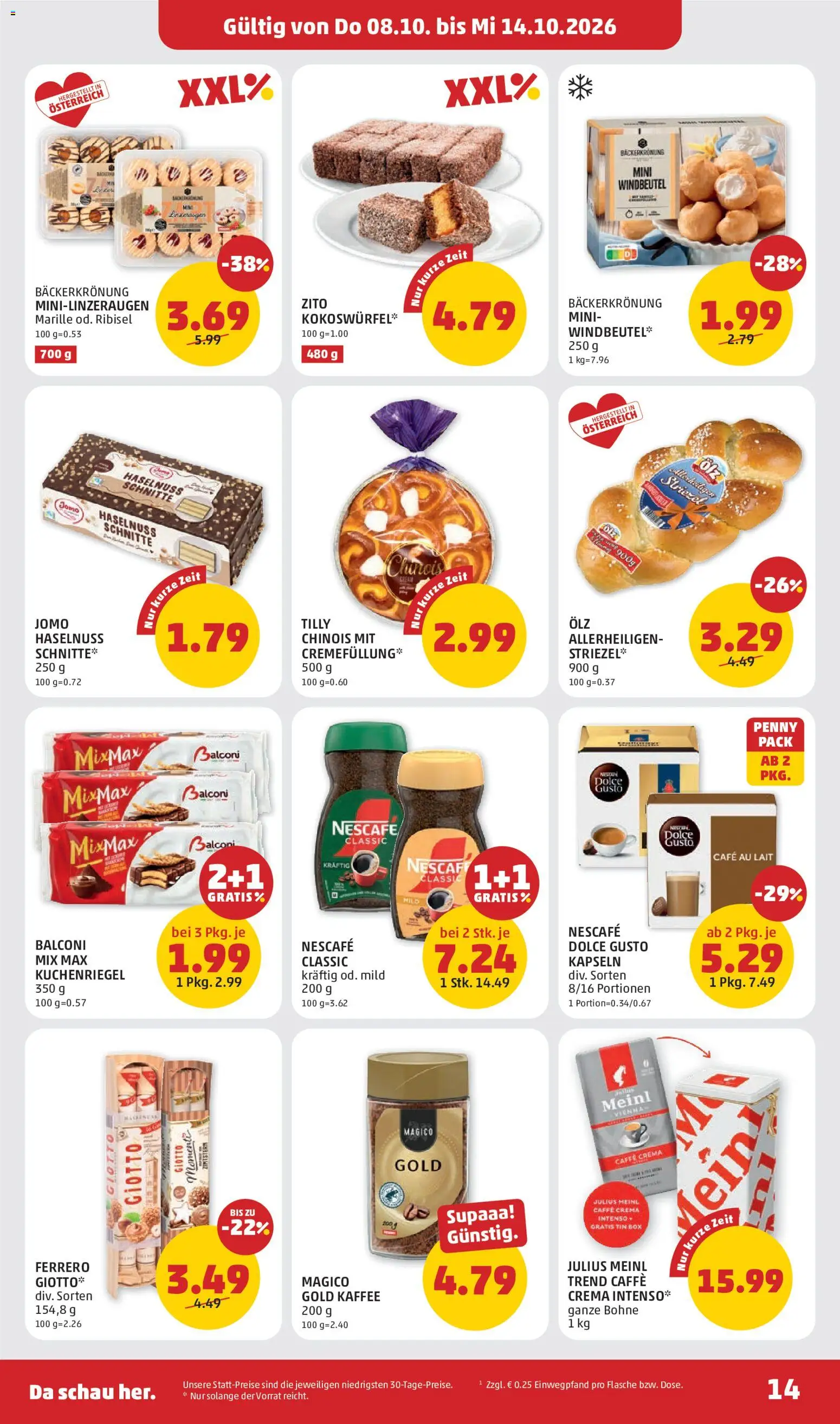 Penny Markt Flugblatt gültig ab 04.10.2026 | Seite: 14