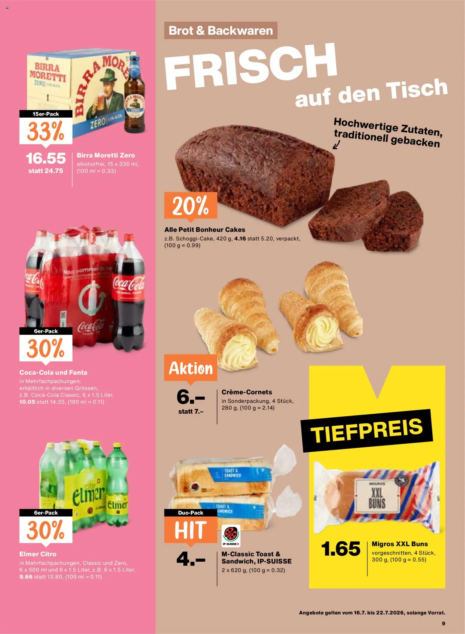 Migros aktionen – gültig ab 16.07.2026 | Seite: 9