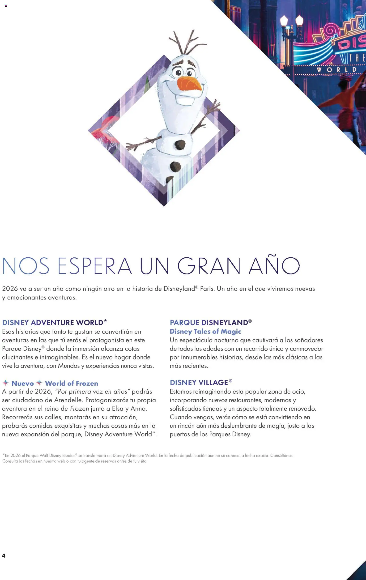 Viajes El Corte Inglés Folleto Disneyland Paris │ válido desde el 31/03/2026 | Página: 6 | Productos: Té, Puertas