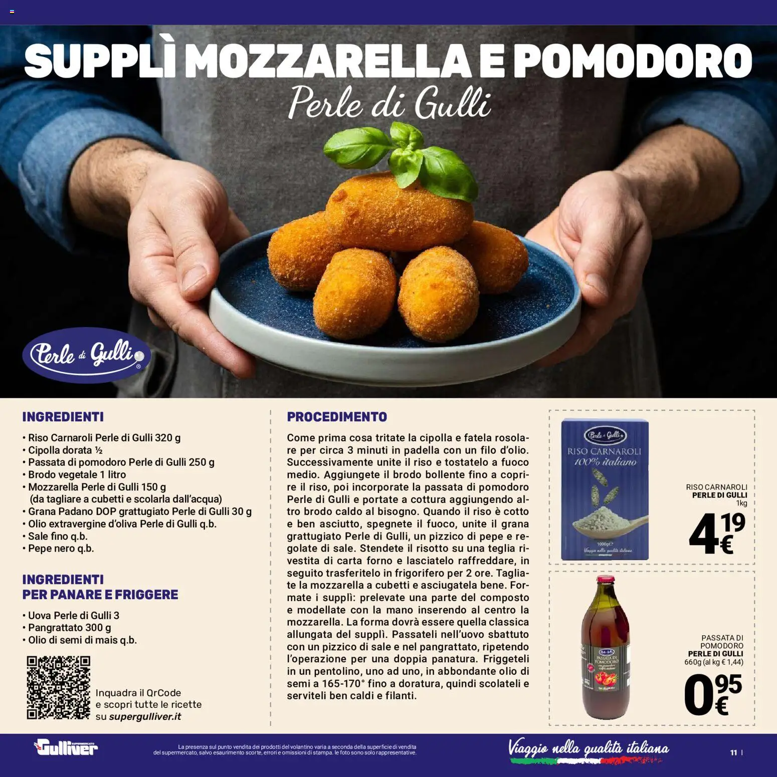 Volantino Gulliver del 22.05.2026 | Pagina: 11 | Prodotti: Tè, Pepe, Grana Padano, Carta forno