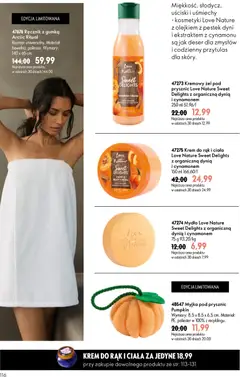 Pogląd oferty "Oriflame Katalog 9 2026" - ważna od 17.06.2026 | Strona: 116 | Produkty: Dynia, Krem do rąk, Żel pod prysznic, Krem