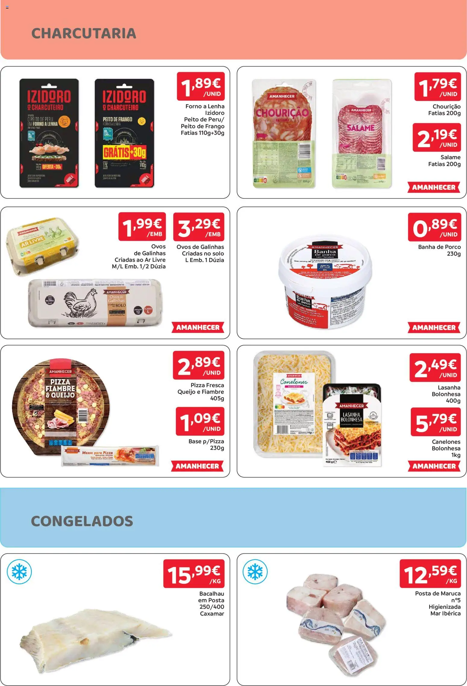Amanhecer folheto │ válido de 29/10/2026 | Página: 4 | Produtos: Bacalhau, Base, Ovos, Massa