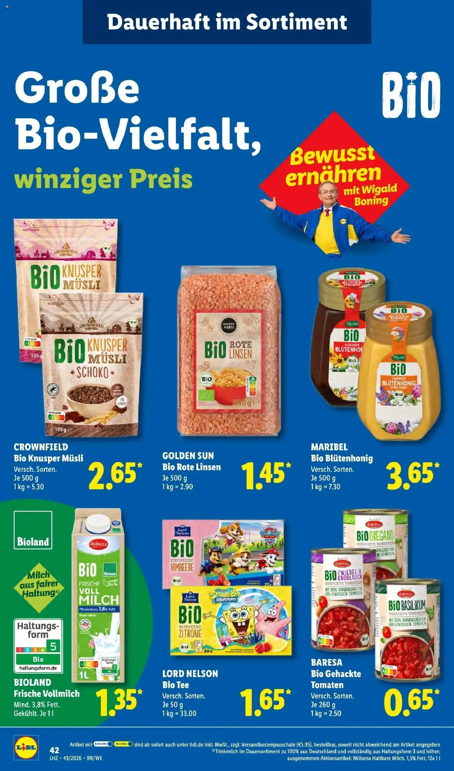 Lidl Prospekt Künzell – gültig ab 19.10.2026 | Seite: 58 | Produkte: Musli, Tomaten, Zitrone, Gerichte