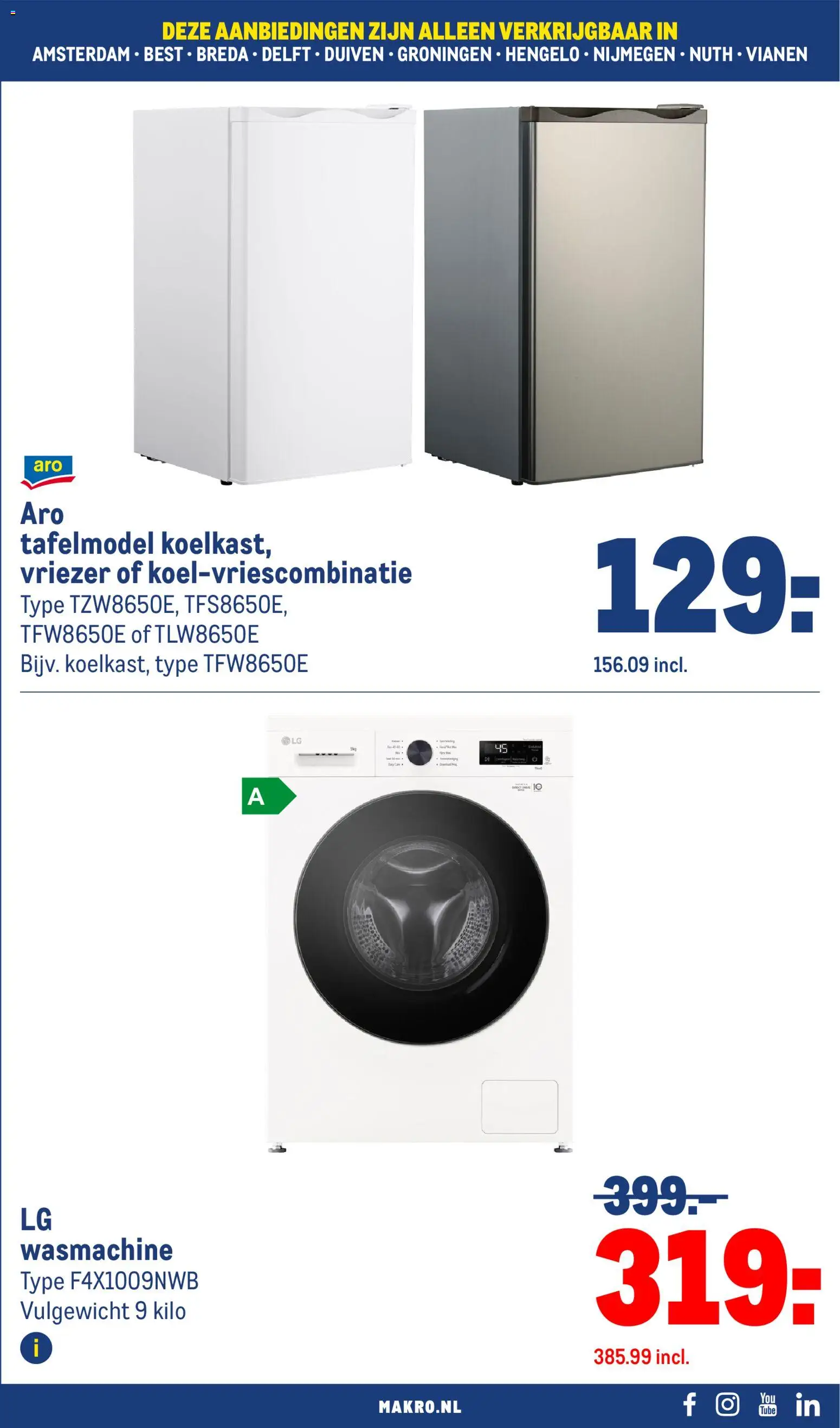 {H1} | Pagina: 103 | Producten: Vriezer, Wasmachine