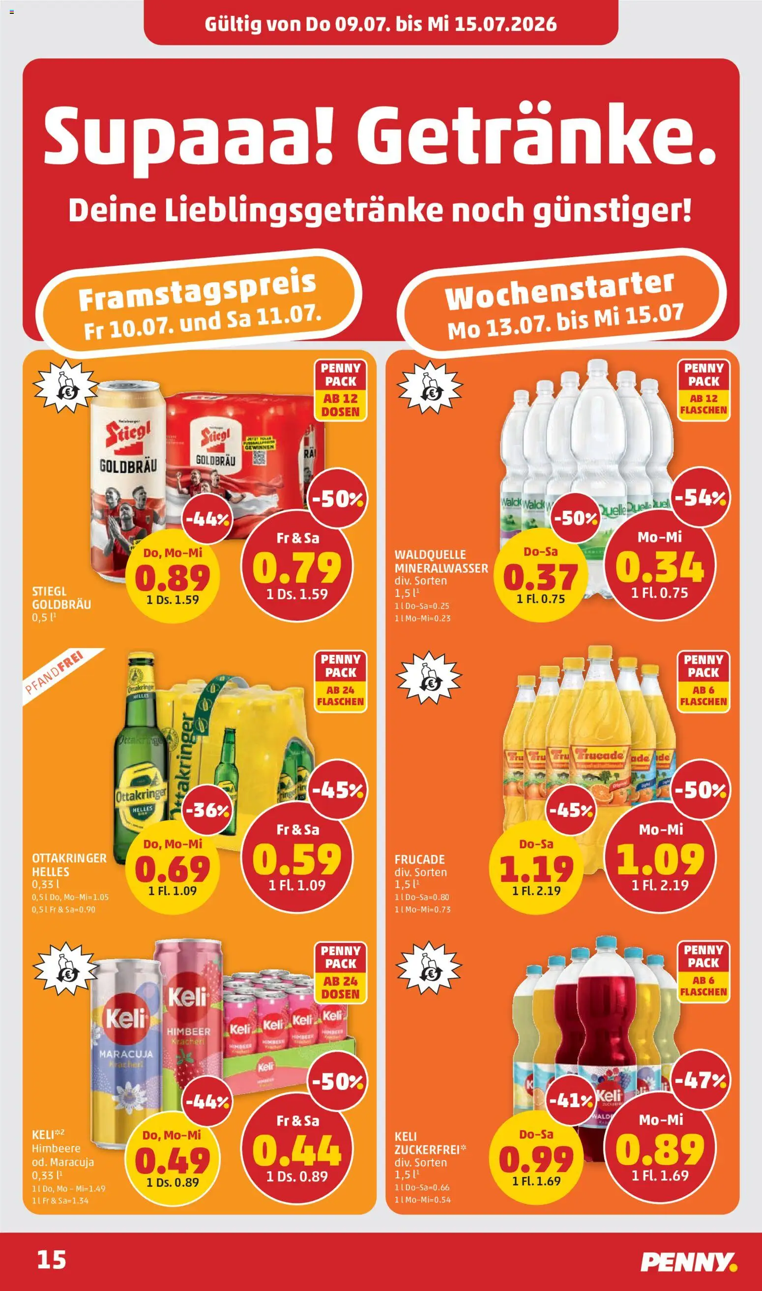 Penny Markt Flugblatt gültig ab 09.07.2026 | Seite: 15 | Produkte: Himbeere
