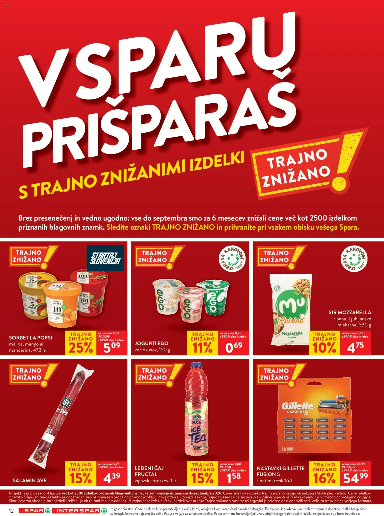 Novi Spar katalog ponudbe – veljaven od 01.07.2026 | Stran: 12