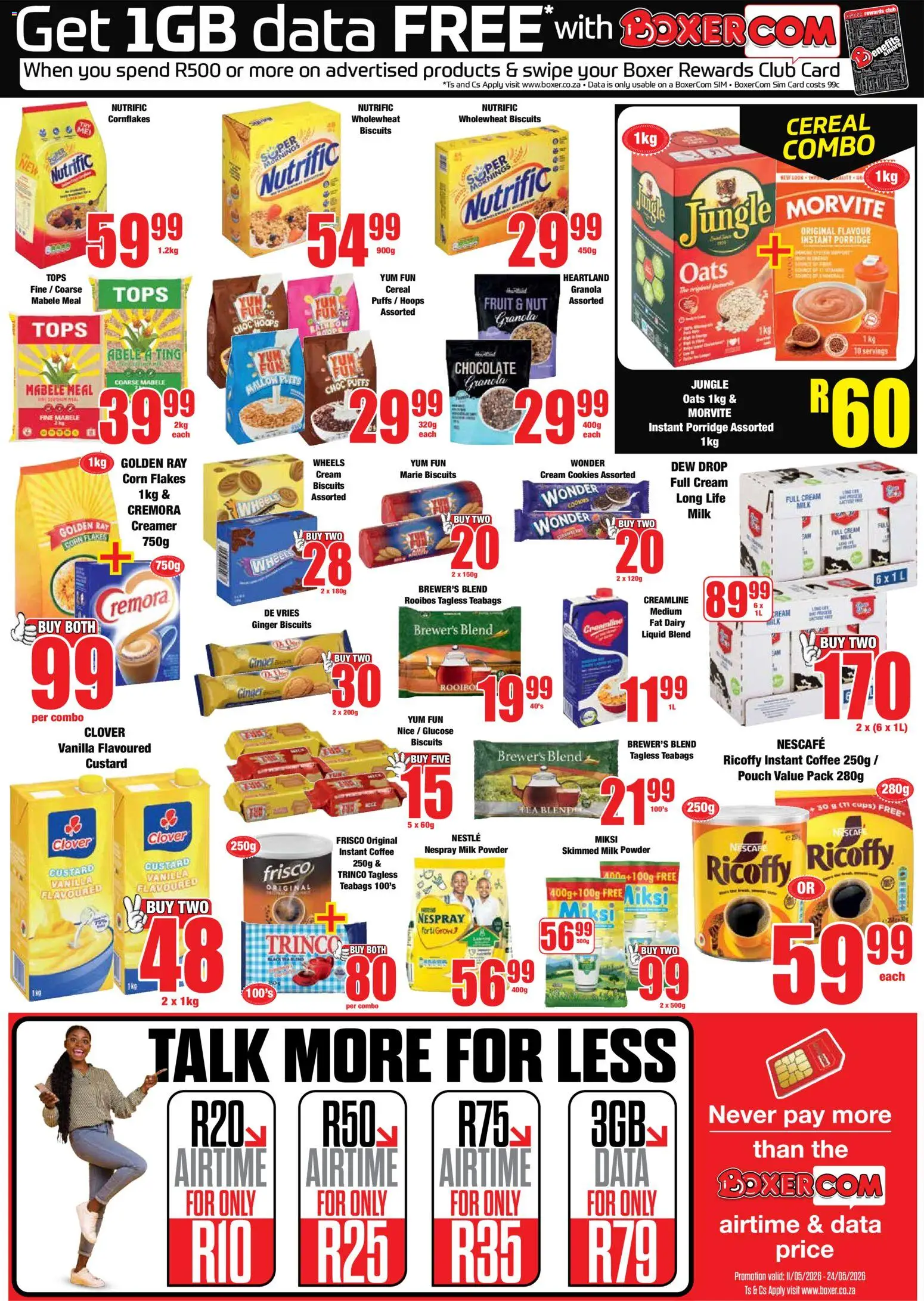 New Boxer catalogue – valid from 11.05.2026 | Page: 5 | Products: Creamer, Coffee, Powder, Cream