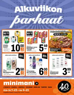 Minimani-mainoslehti voimassa 25.05.2026 alkaen