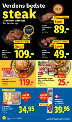 Lidl - Tilbudsavis gyldig fra 21.06.2026 | Side: 4 | Produkter: Bøffer, Oksekød, Søm