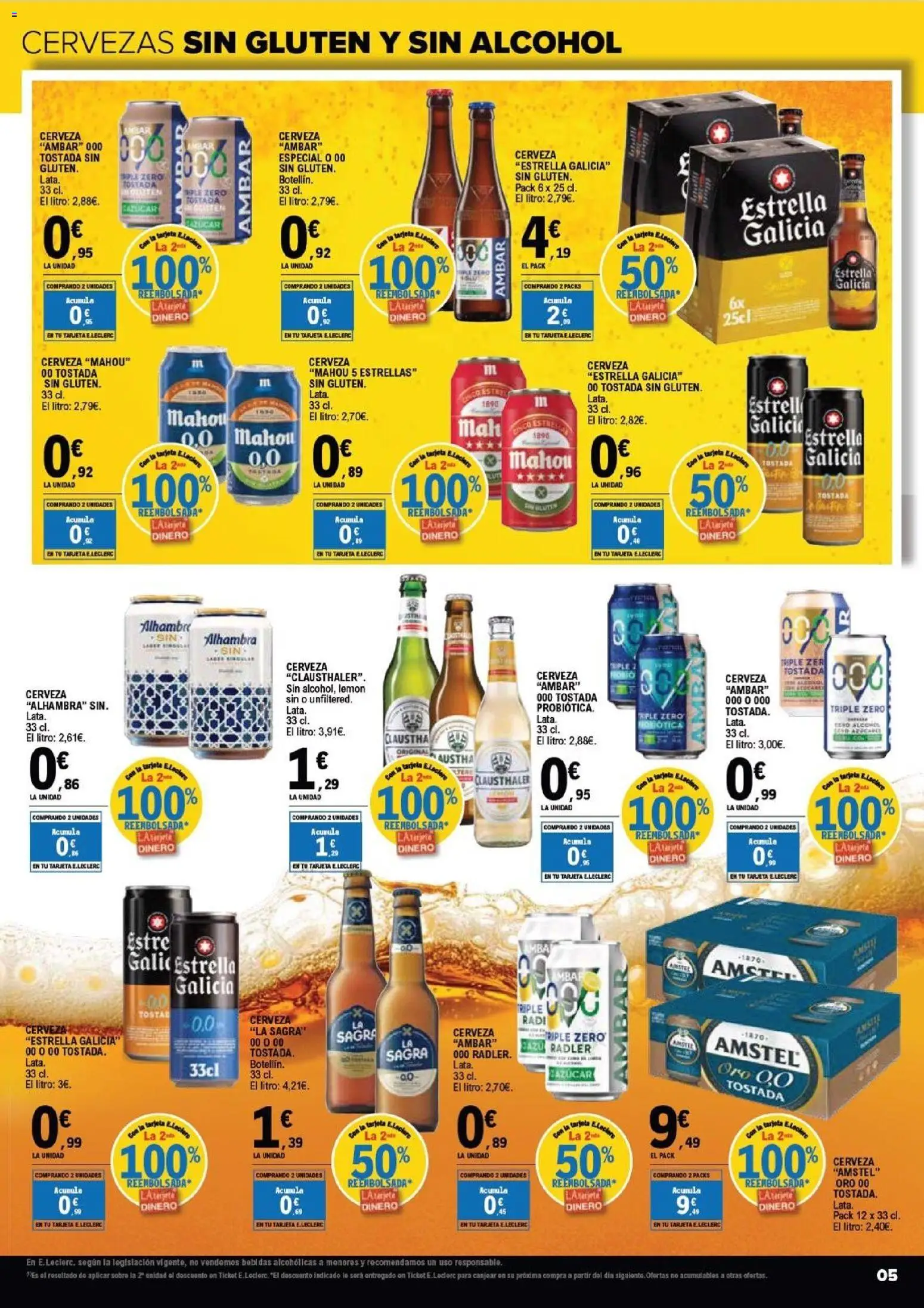 E.Leclerc Vitoria │ válido desde el 10.06.2026 | Página: 5 | Productos: Cerveza