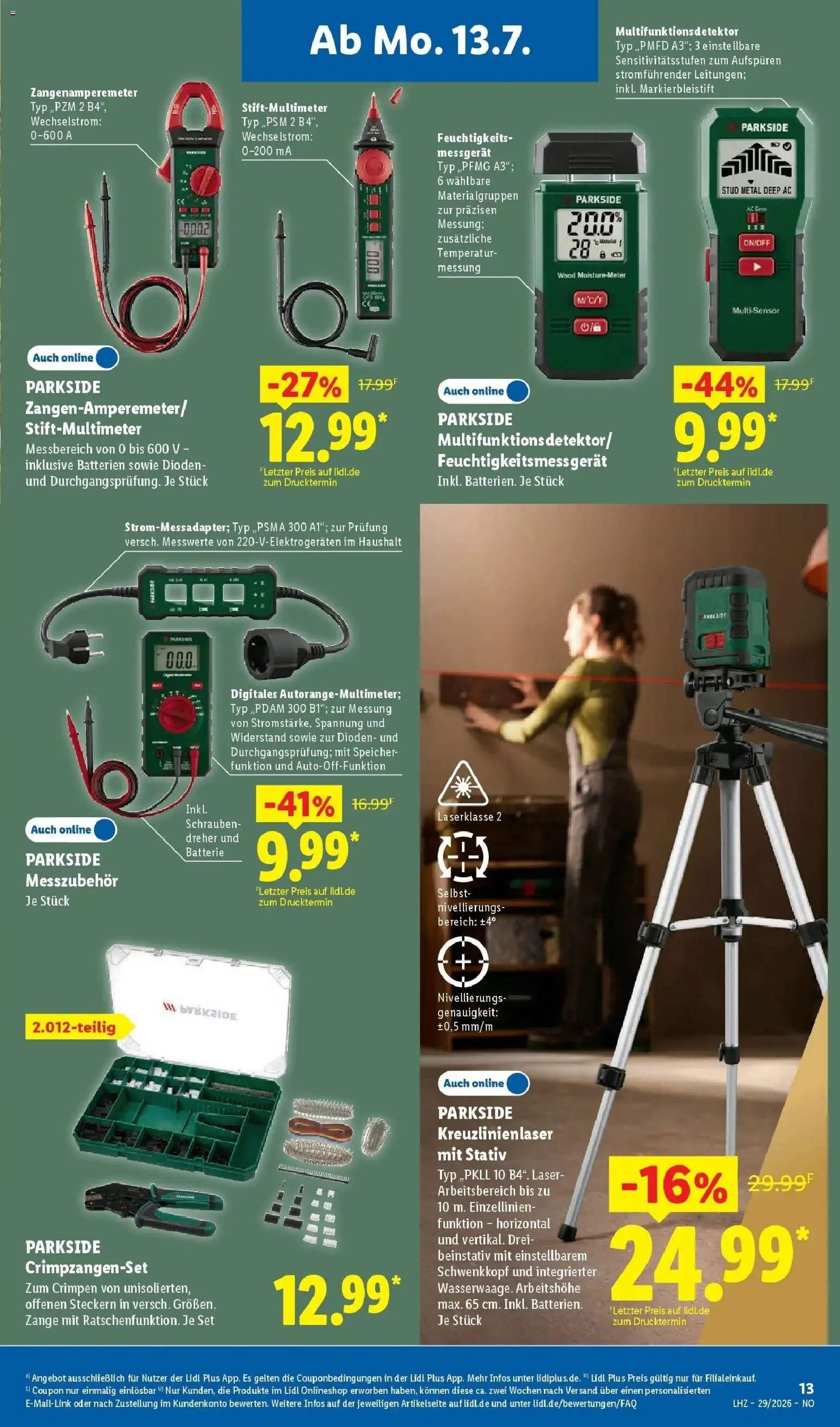 Lidl Prospekt Emlichheim – gültig ab 13.07.2026 | Seite: 29 | Produkte: Adapter, Batterien, Batterie, Stativ