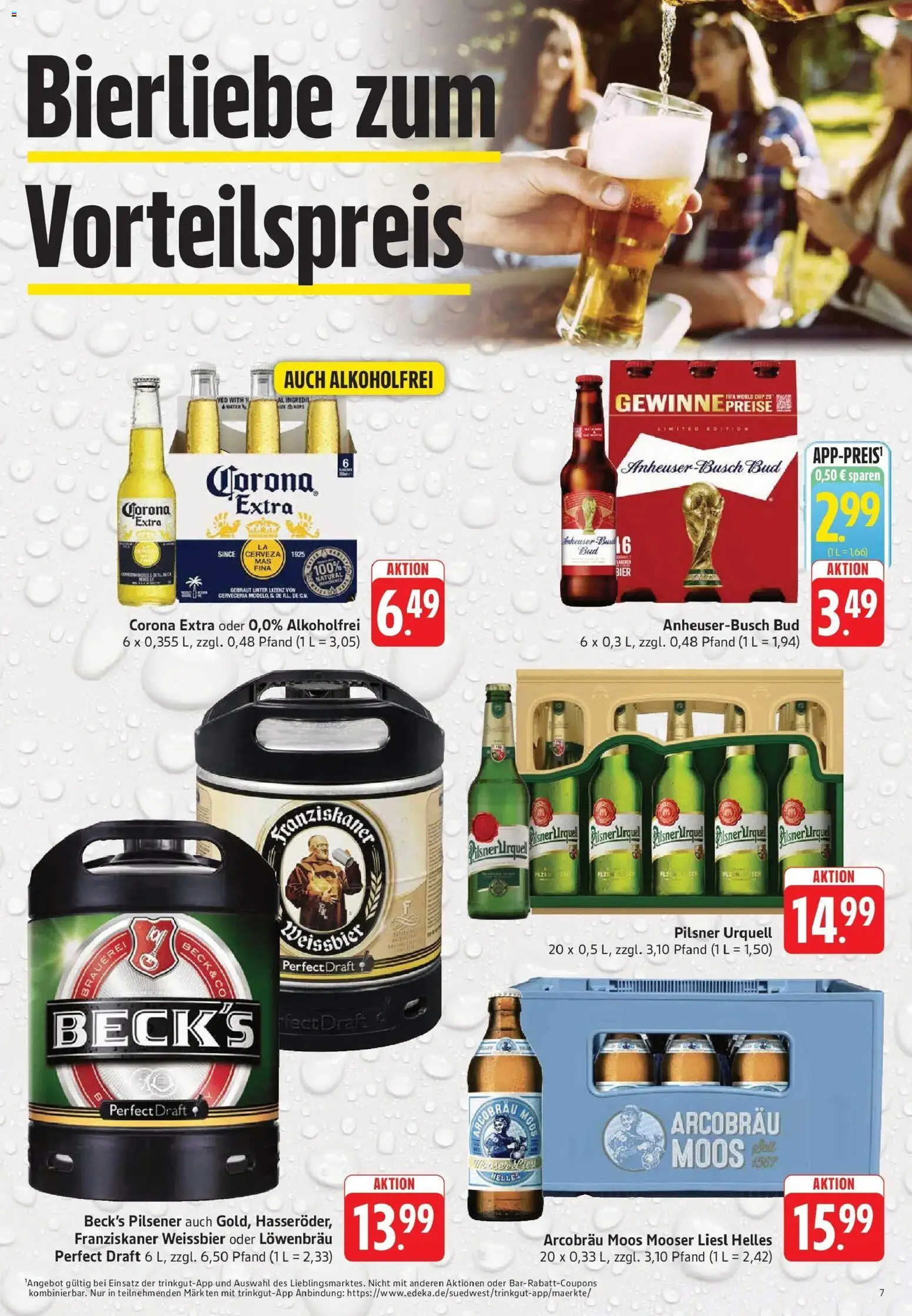 Trinkgut Prospekt Hemsbach – gültig ab 06.07.2026 | Seite: 7 | Produkte: Franziskaner, Bier, Weißbier, Pilsner urquell