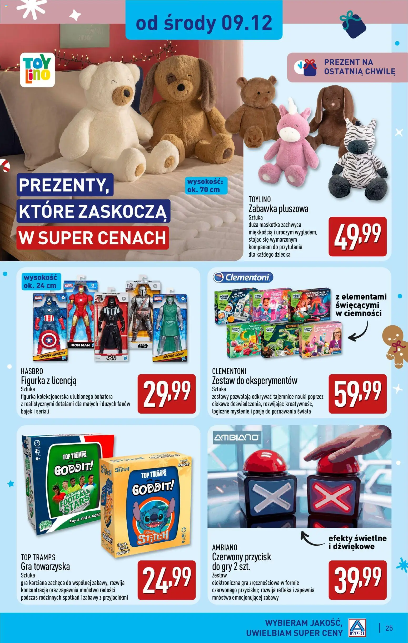 Aldi gazetka - Zabawki dla każdego od 31.10.2026 | Strona: 25 | Produkty: Top, Gra, Gry, Ambiano