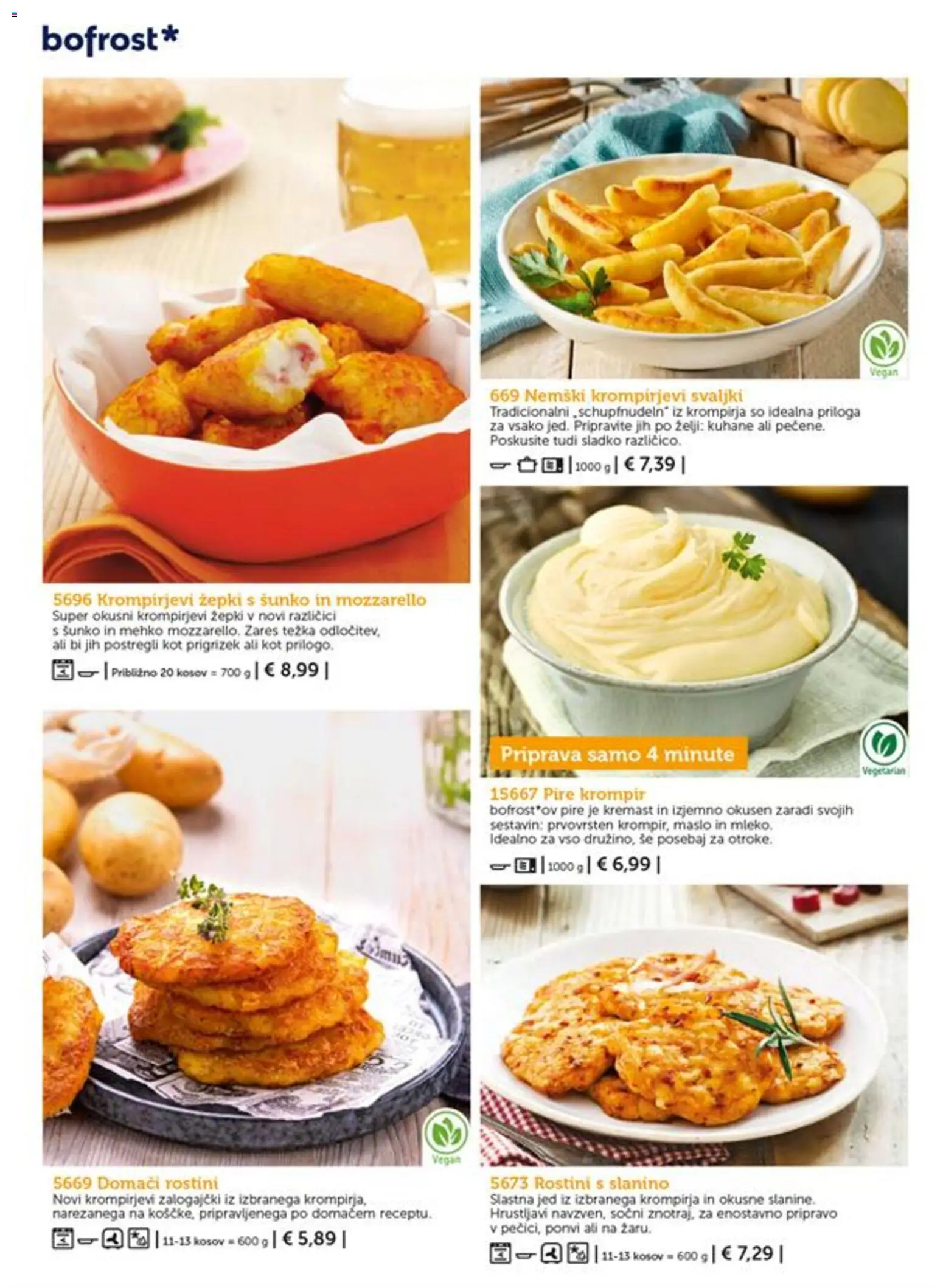 Novi Bofrost katalog ponudbe – veljaven od 01.07.2026 | Stran: 64 | Izdelki: Maslo, Krompir