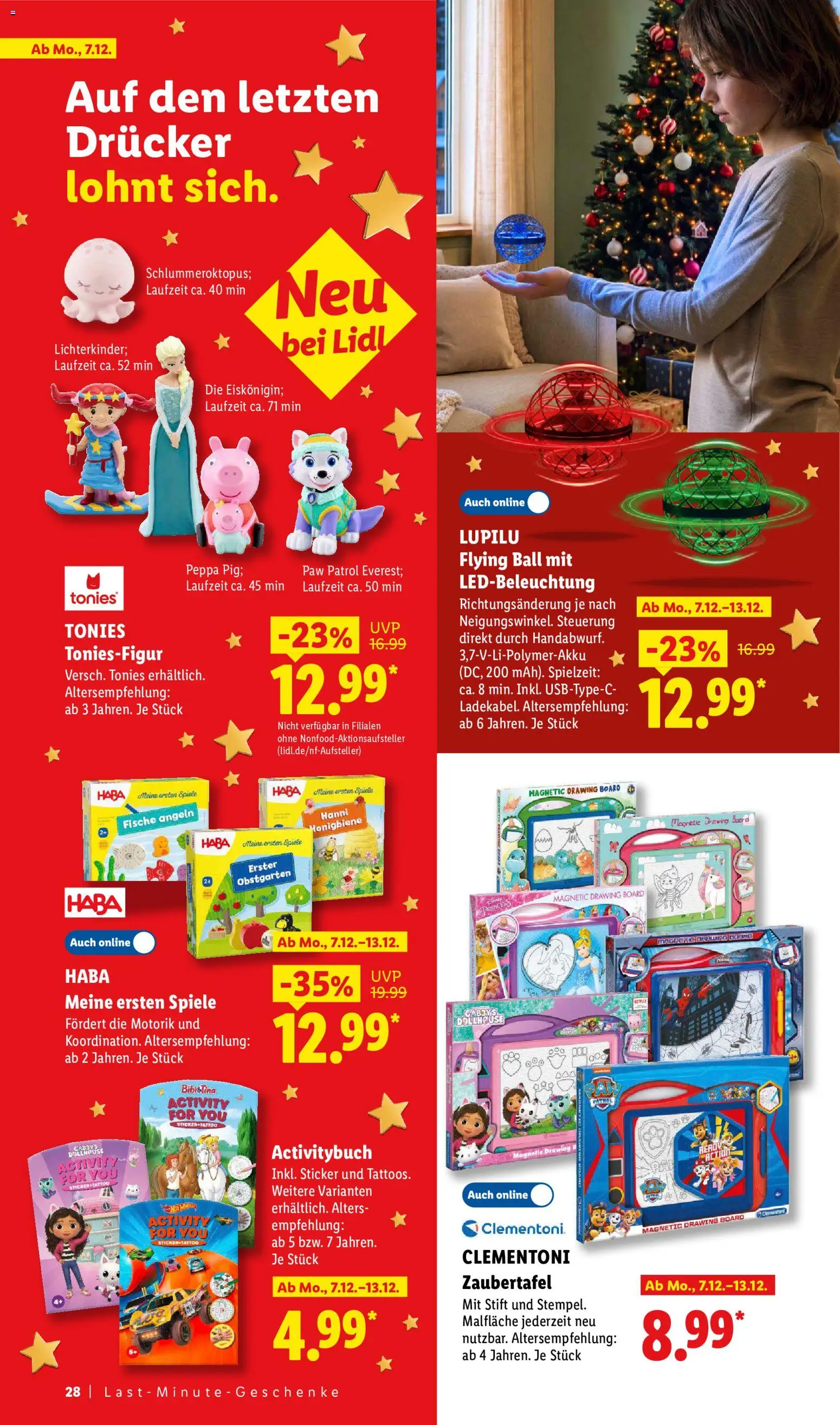 Lidl Německo leták - Spielwarenmagazin 2026 od 19.10.2026 | Strana: 28