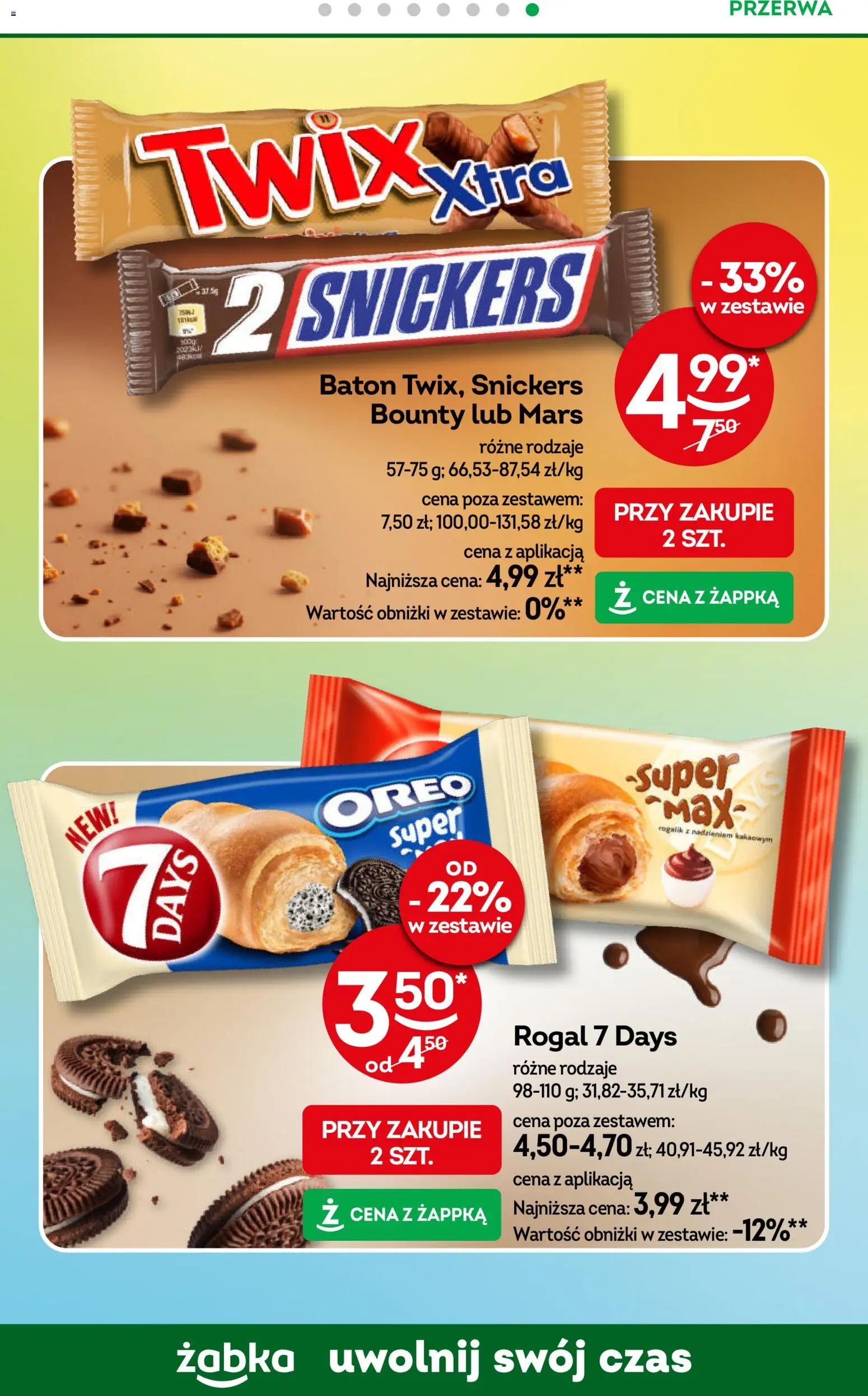 Żabka gazetka od 08.04.2026 | Strona: 67 | Produkty: Słodycze, Baklava, Żelki, Czekolada
