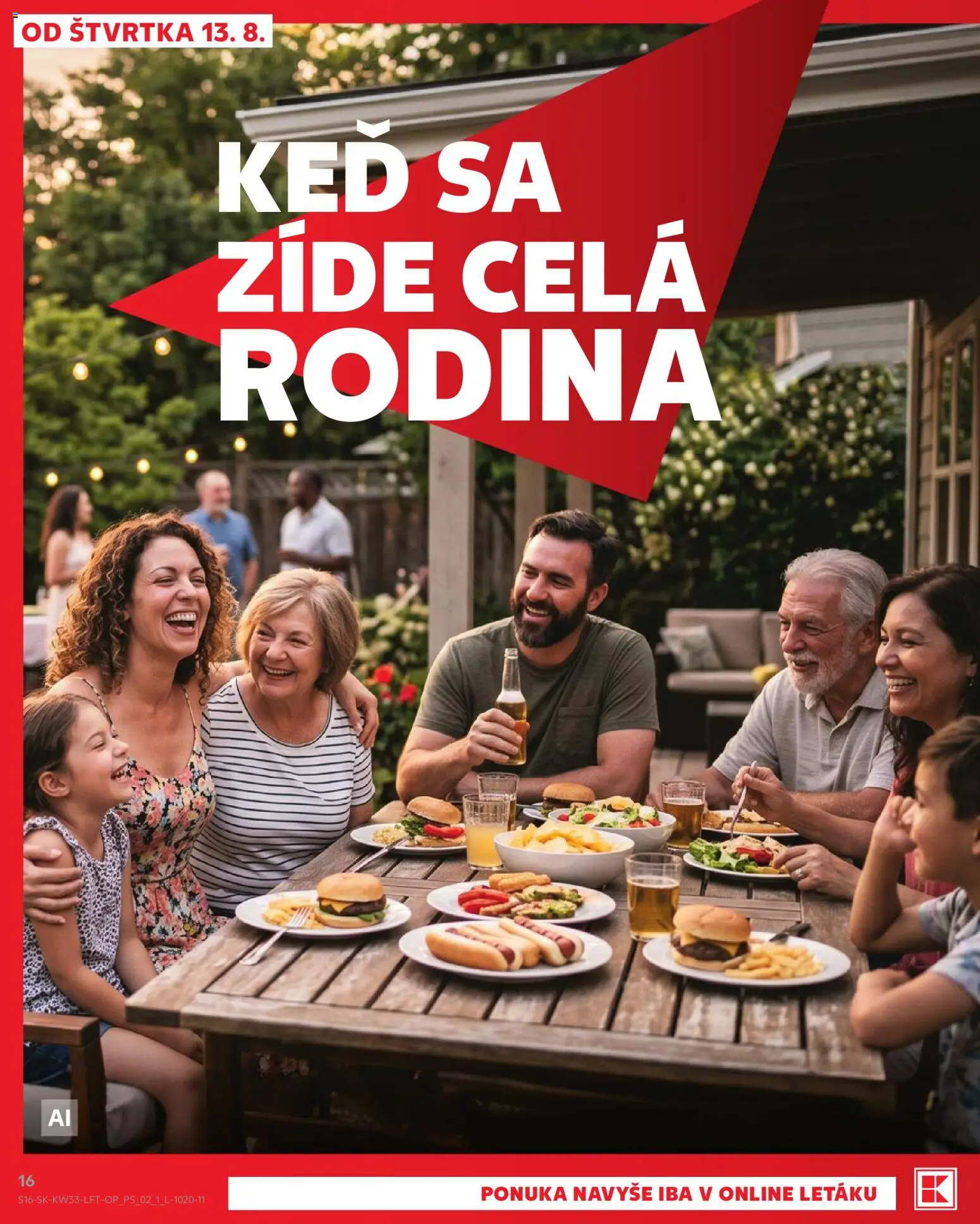 Nové Kaufland akcie – leták je platný od 13.08.2026 | Strana: 16