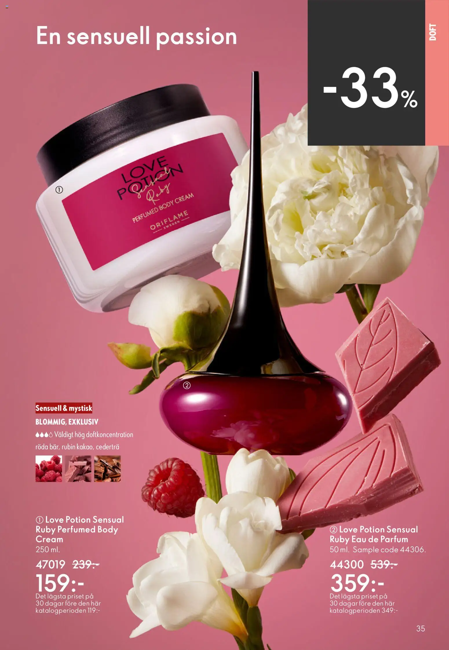 Oriflame reklamblad aktuell från 03.06.2026 | Sida: 35 | Produkter: Doft