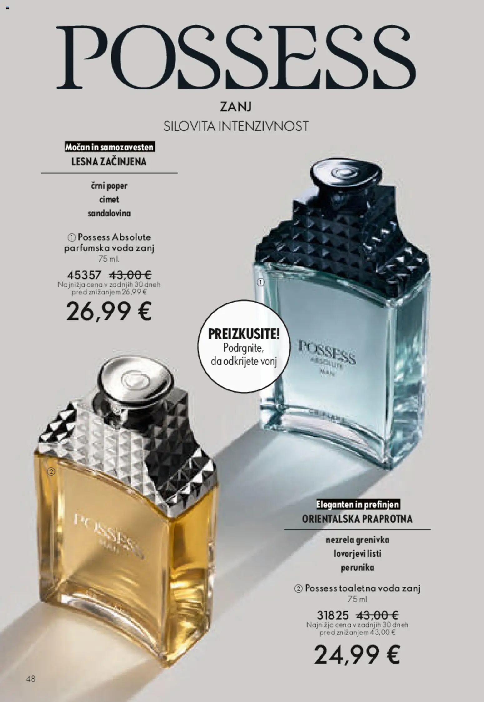 Novi Oriflame katalog ponudbe – veljaven od 13.05.2026 | Stran: 47 | Izdelki: Grenivka, Poper, Toaletna voda, Parfumska voda