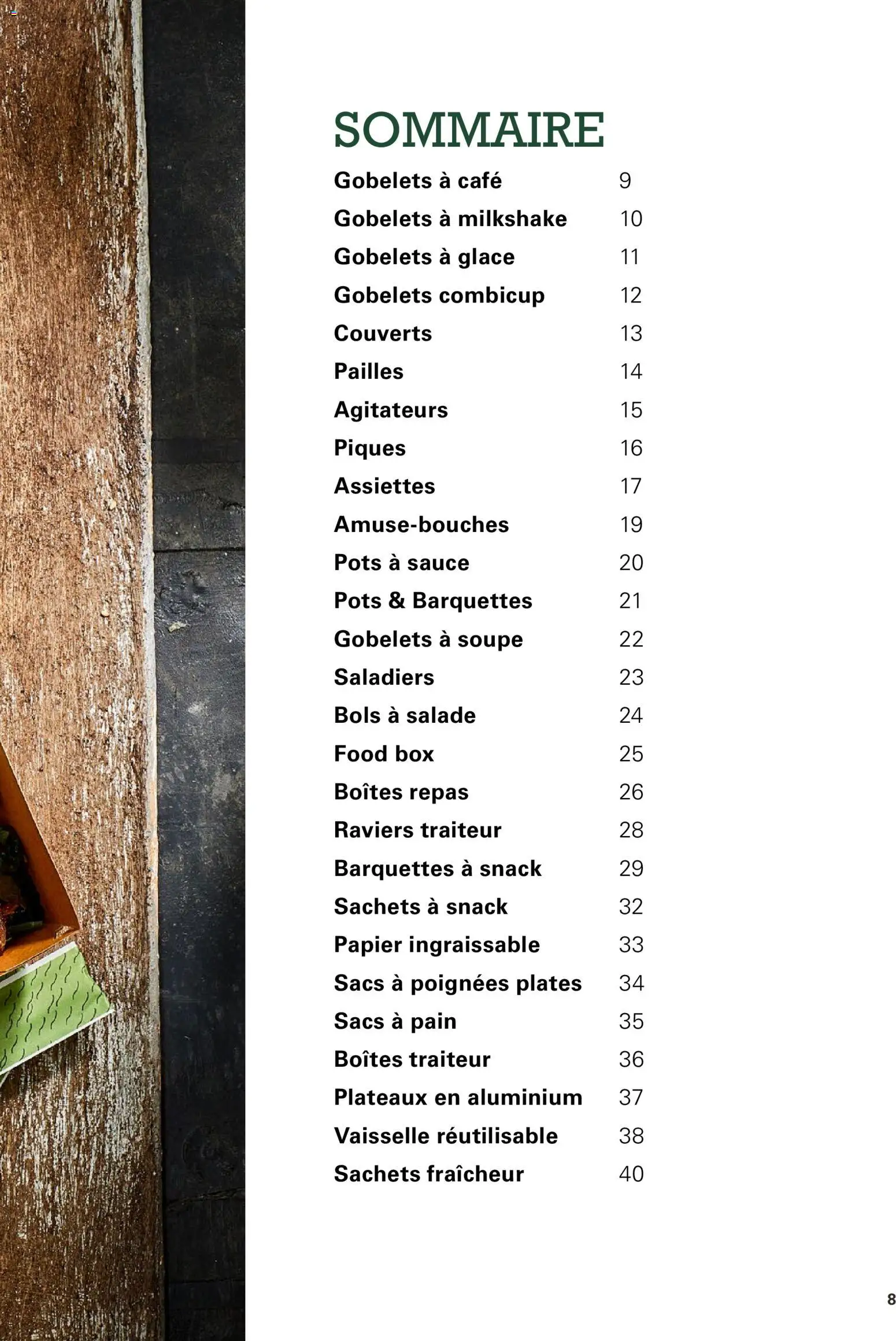 {H1} | Pagina: 8 | Producten: Salade, Papier, Box