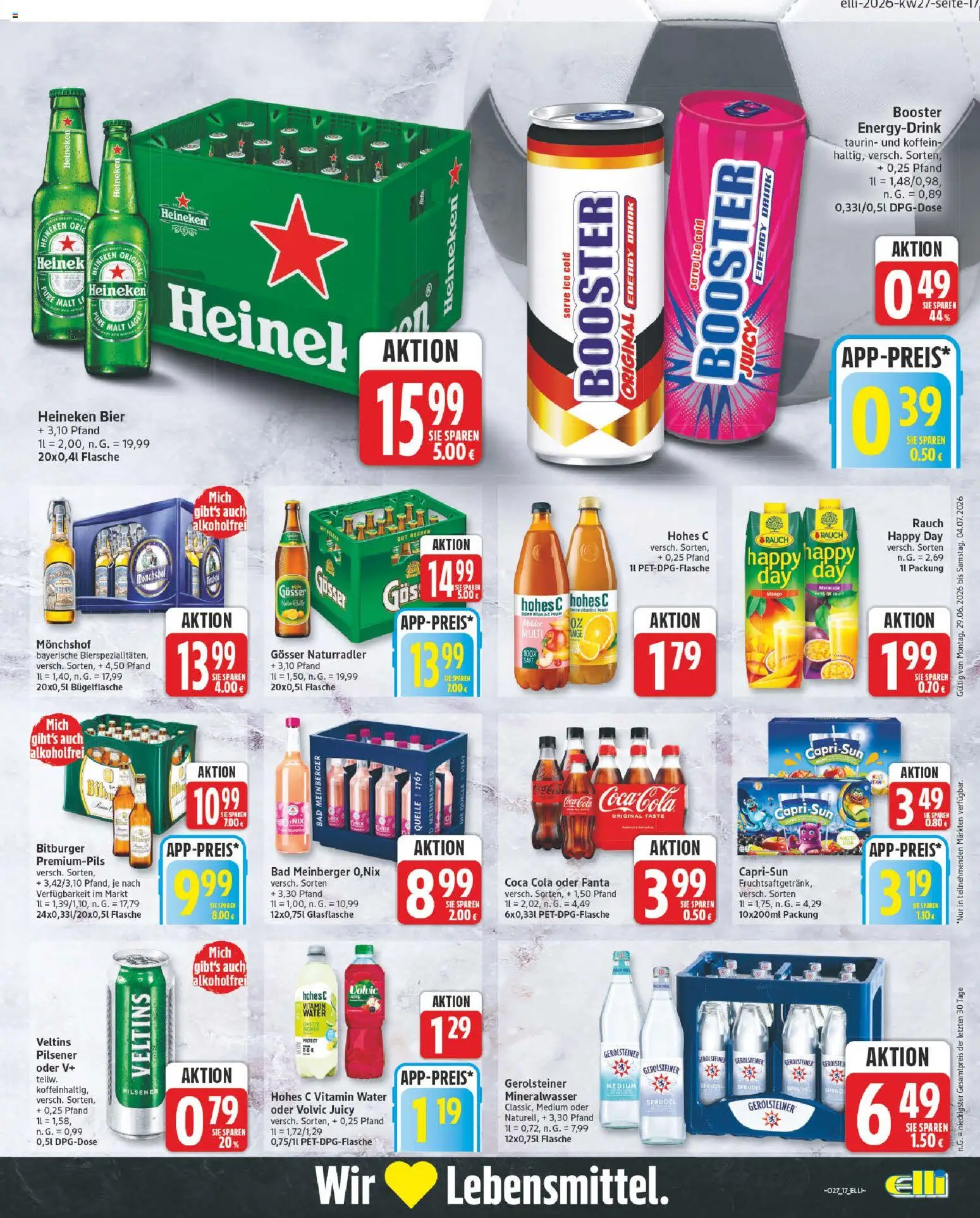 Elli Markt Prospekt Verl – gültig ab 29.06.2026 | Seite: 17 | Produkte: Coca cola, Cola, Energy, Gerolsteiner