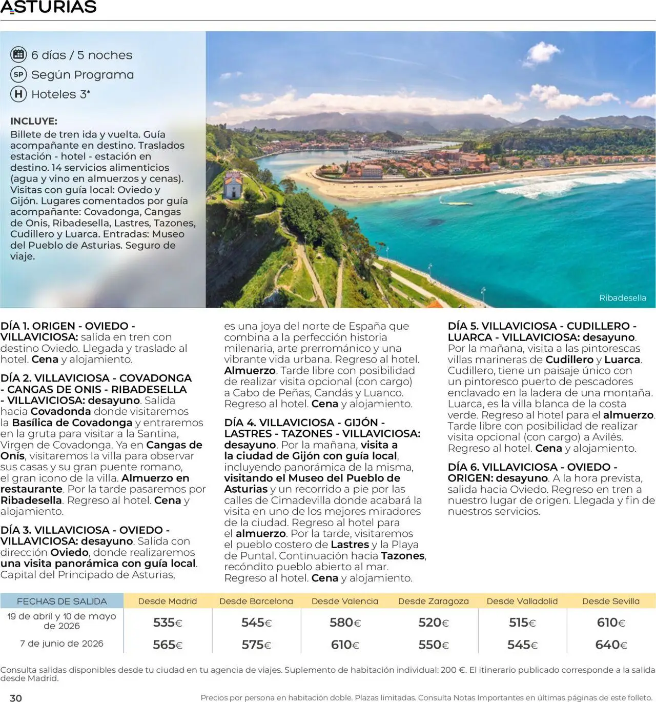 Viajes El Corte Inglés - Club de Vacaciones - Vacaciones Económicas Personalizado │ válido desde el 01/09/2025 | Página: 30 | Productos: Vino, Agua