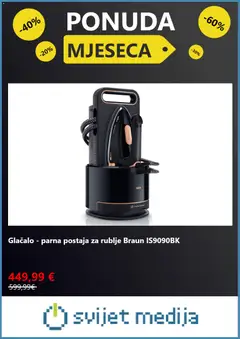 Svijet medija Katalog - Pregled kataloga iz trgovine Svijet medija, vrijedi od 04.05.2026 | Stranica: 6 | Proizvodi: Parna postaja