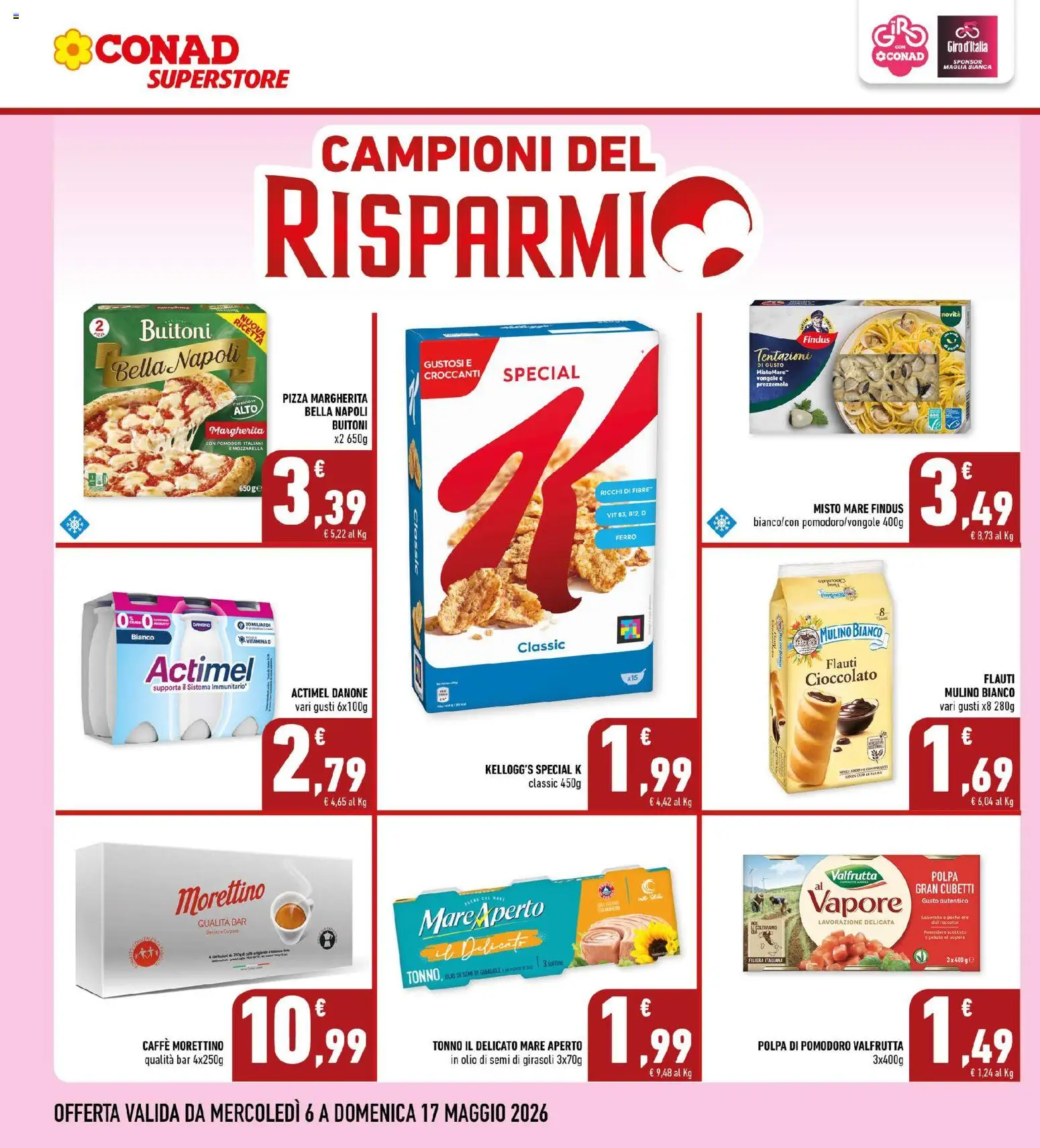 Volantino Conad del 06.05.2026 | Pagina: 2 | Prodotti: Pomodoro, Olio, Prezzemolo, Tonno