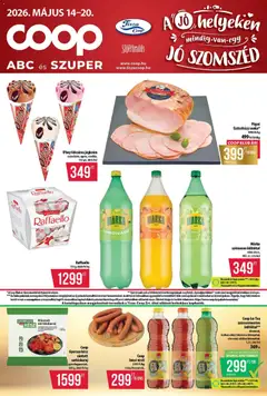 COOP Szolnok akciós újság - amely érvényes a következő dátumtól: 14.05.2026