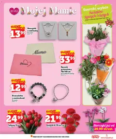 Pogląd oferty "Topaz gazetka" - ważna od 21.05.2026 | Strona: 5 | Produkty: Naszyjnik, Bransoletka, Storczyki, Tulipany