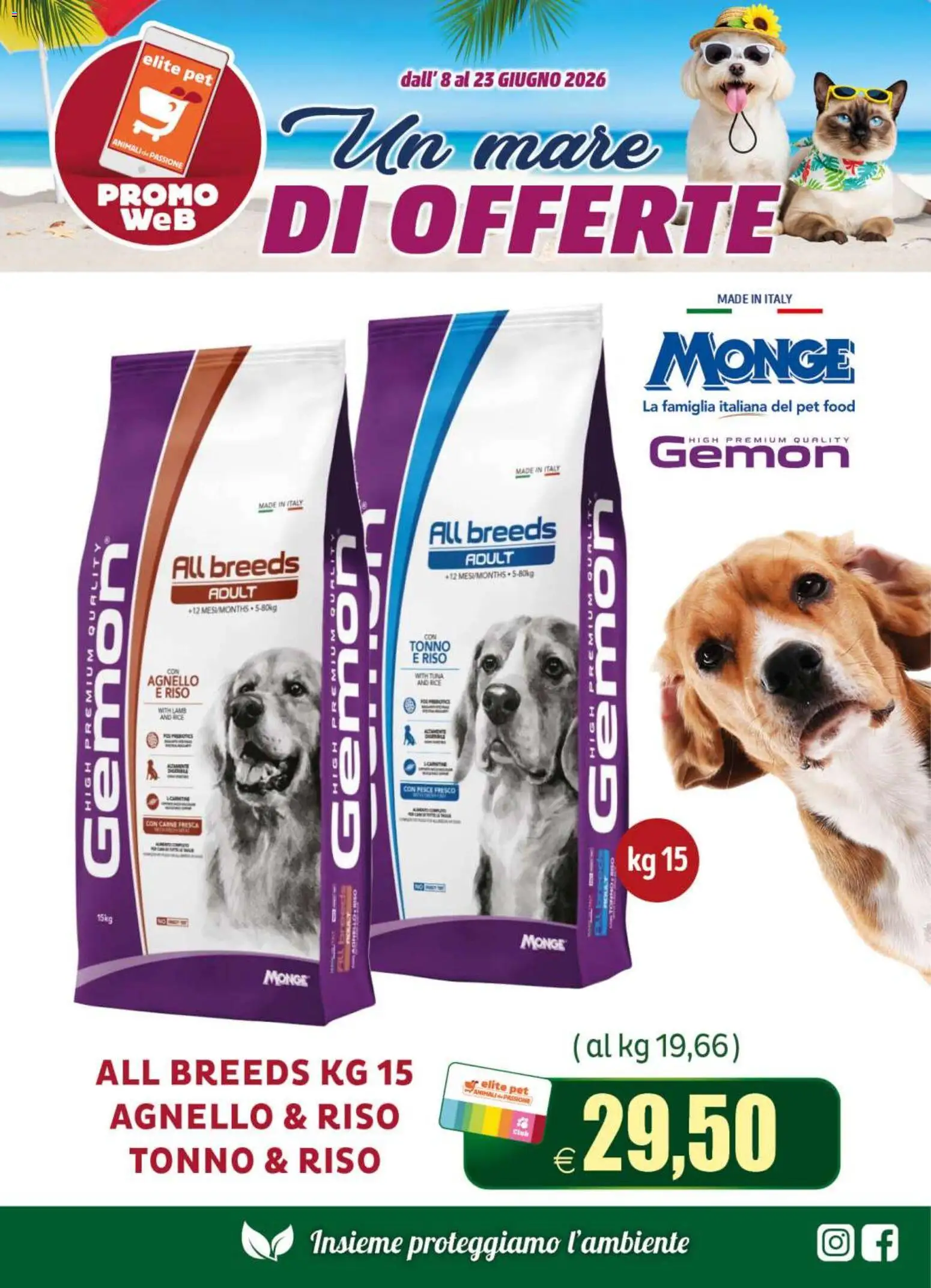 Volantino Elite Supermercati del 08.06.2026 | Pagina: 3 | Prodotti: Riso, Pesce, Tonno, Agnello