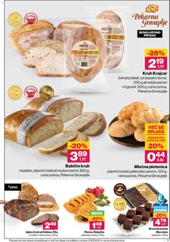 Mercator katalog akcije – veljaven od 18.06.2026 | Stran: 11 | Izdelki: Pekarna, Kos, Hlebec, Kruh