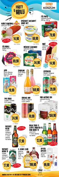 Náhled letáku Konzum leták od 08.07.2026 | Strana: 4