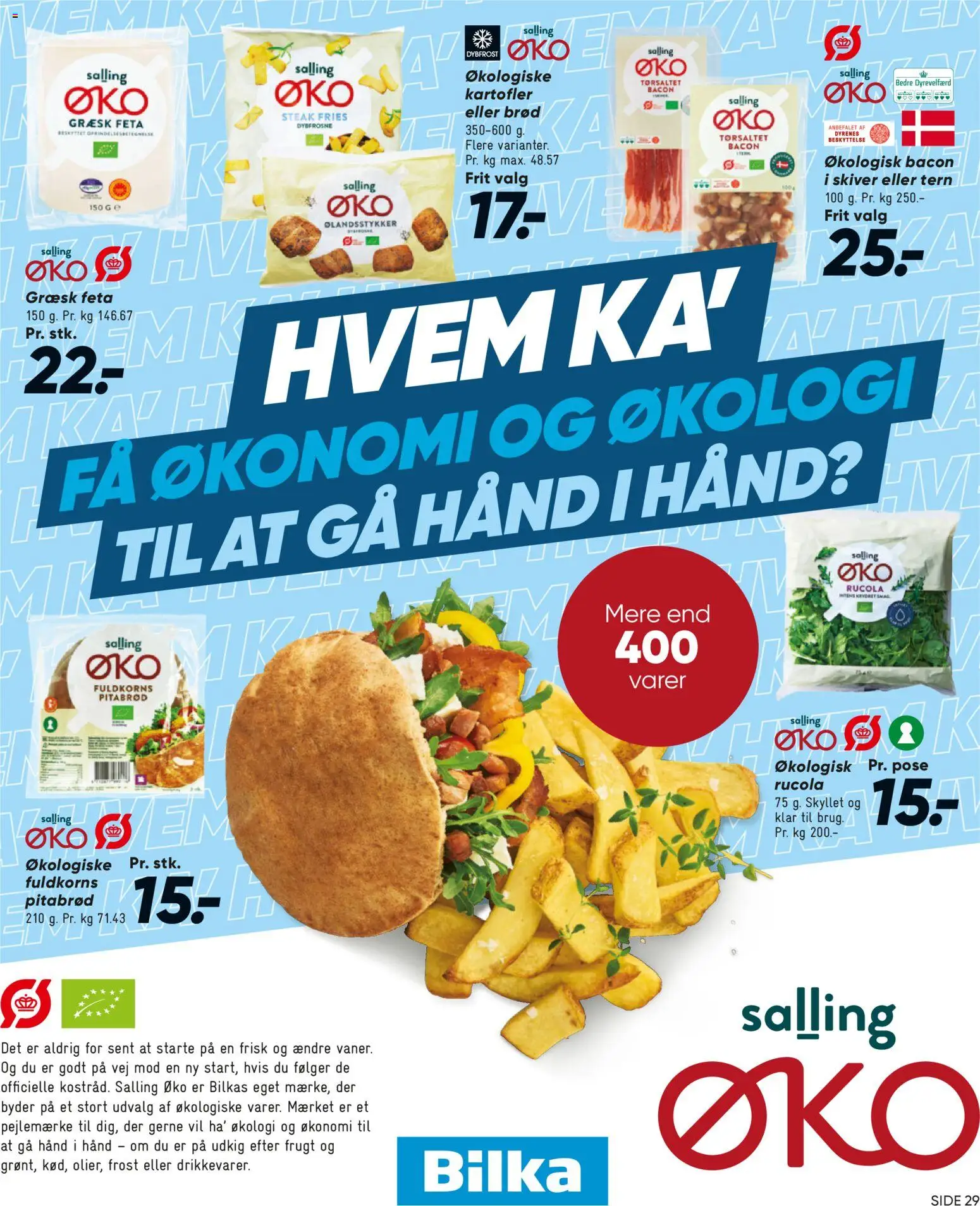 Bilka tilbudsavis – gyldig fra 29.05.2026 | Side: 39 | Produkter: Pitabrød, Brød, Kartofler, Bacon