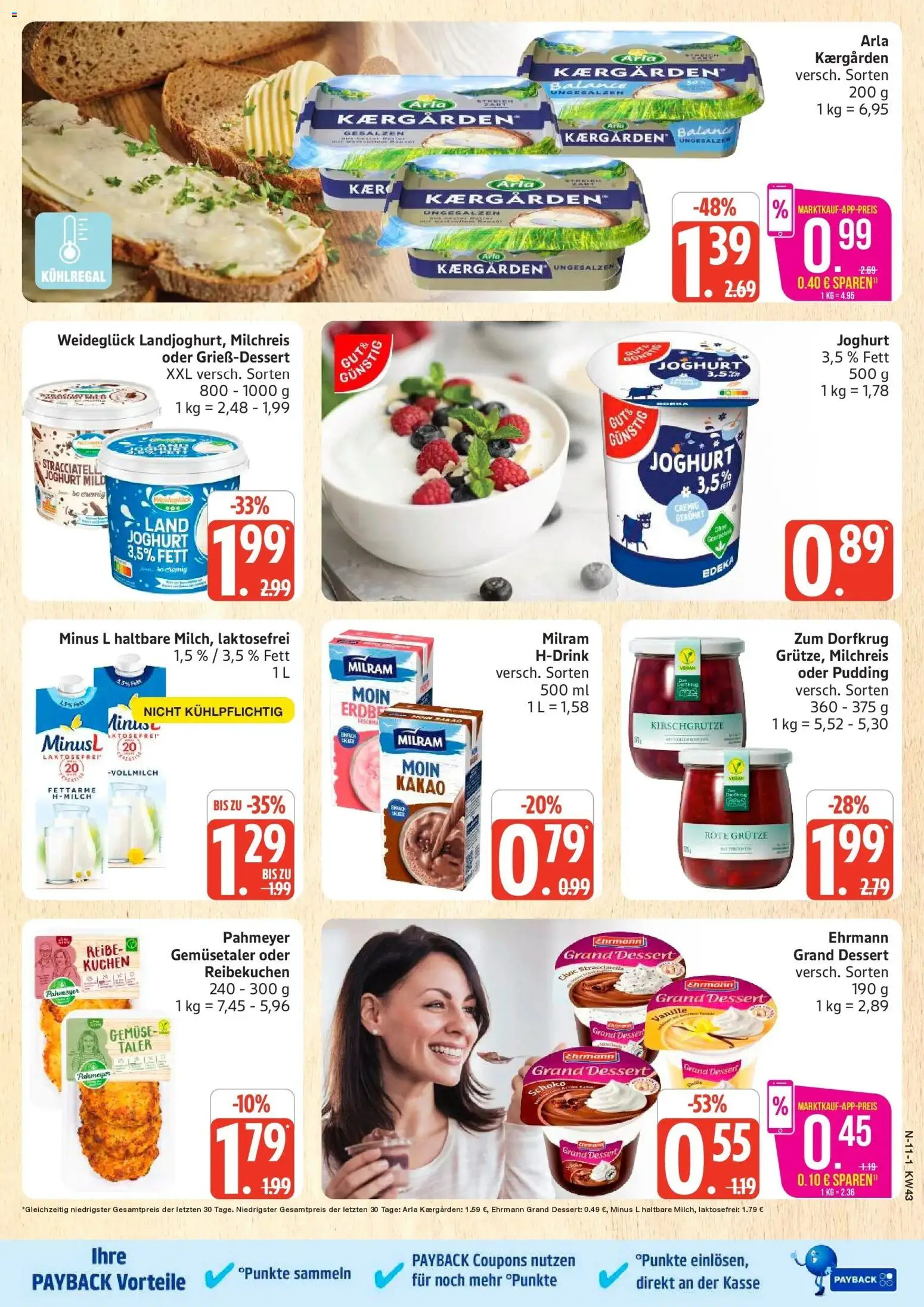 Marktkauf Prospekt Buxtehude (ab 19.10.2026) » Angebote online | Seite: 11 | Produkte: Milch, Pudding, Vanille, Milram