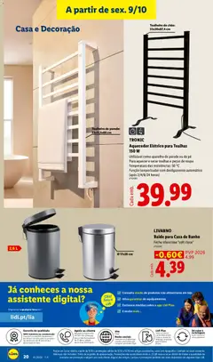 Pré-visualização Lidl Promoções Fim de Semana válido de 09/10/2026 | Página: 20