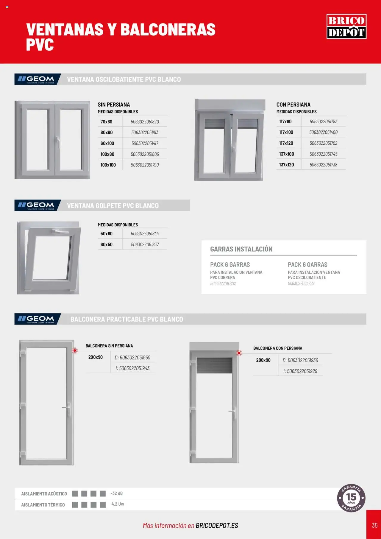 Brico Depôt Puertas y ventanas │ válido desde el 23/07/2025 | Página: 35