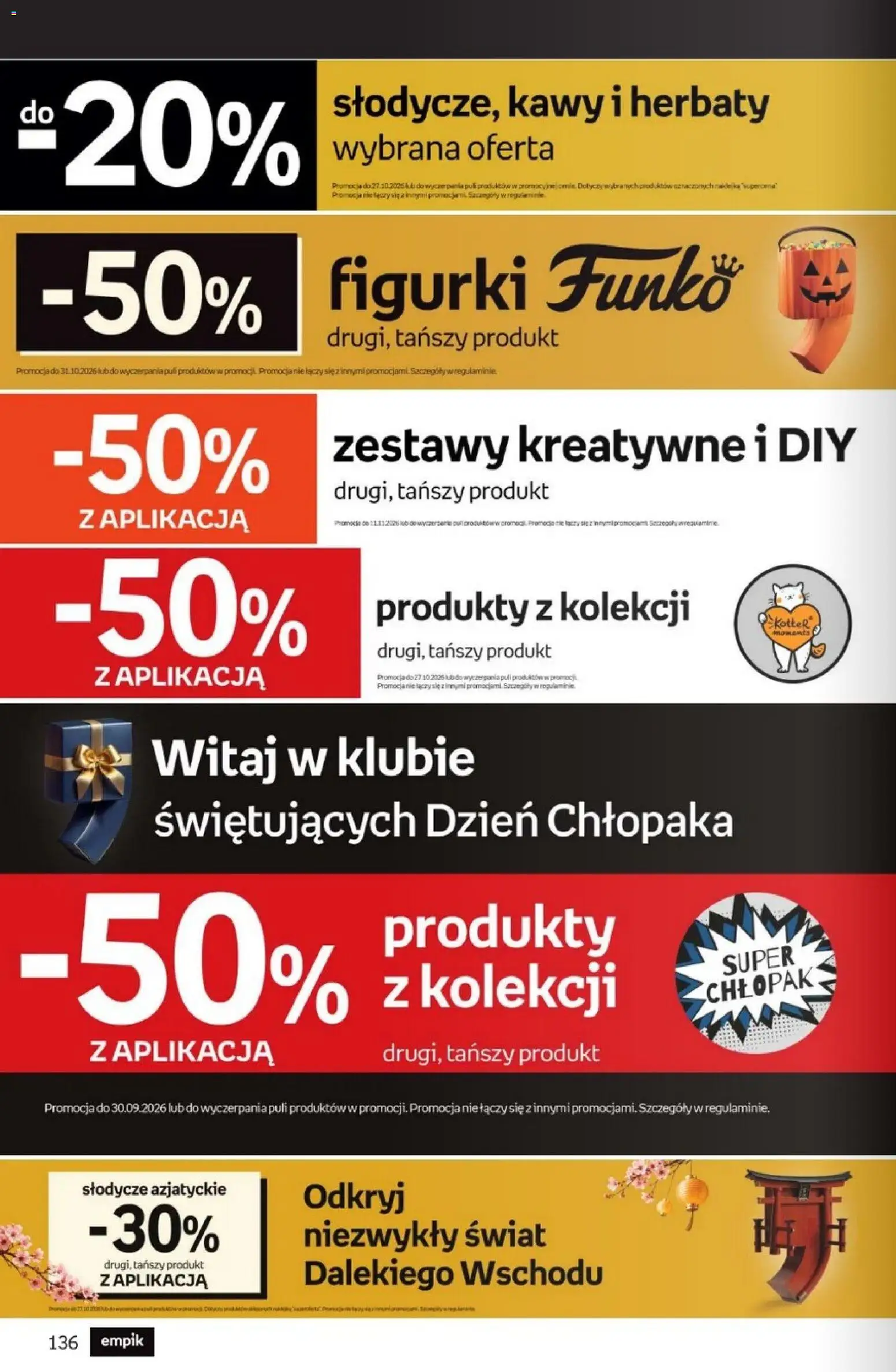 Empik promocje od 14.10.2026 | Strona: 136 | Produkty: Słodycze, Figurki
