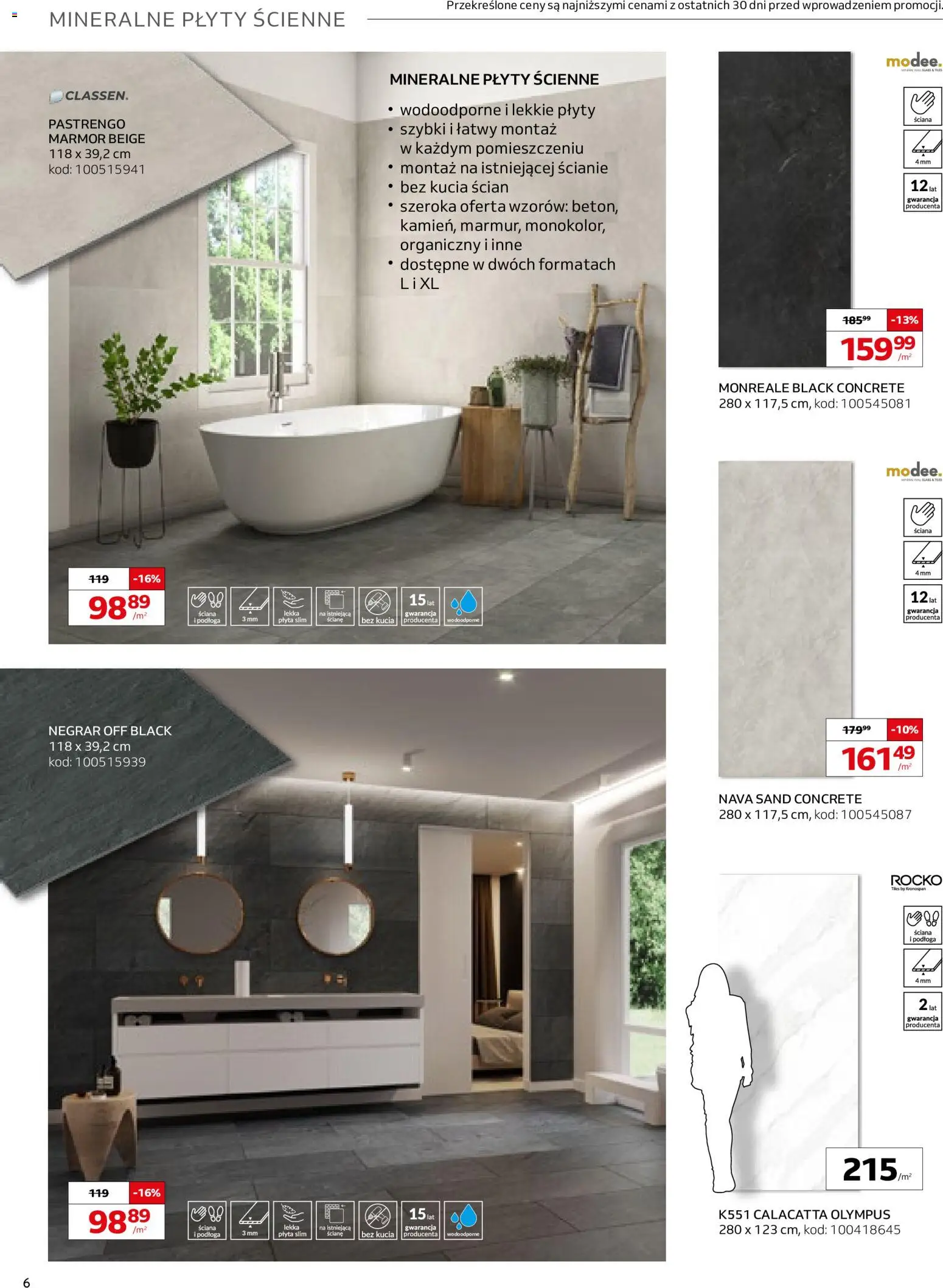 Komfort gazetka od 12.08.2026 | Strona: 6 | Produkty: Plyty