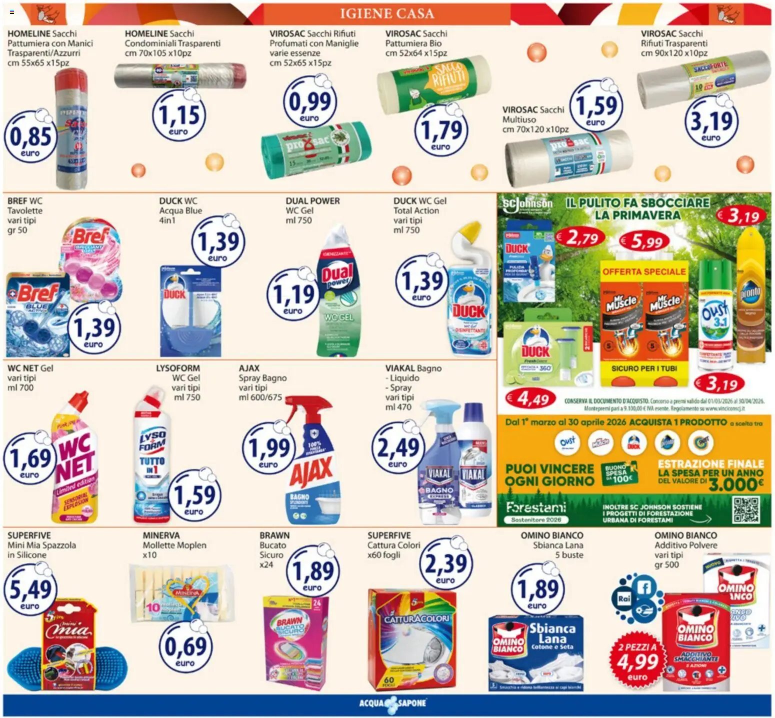 Volantino Acqua e Sapone del 09.03.2026 | Pagina: 18 | Prodotti: Spazzola, Sapone, Acqua, Silicone