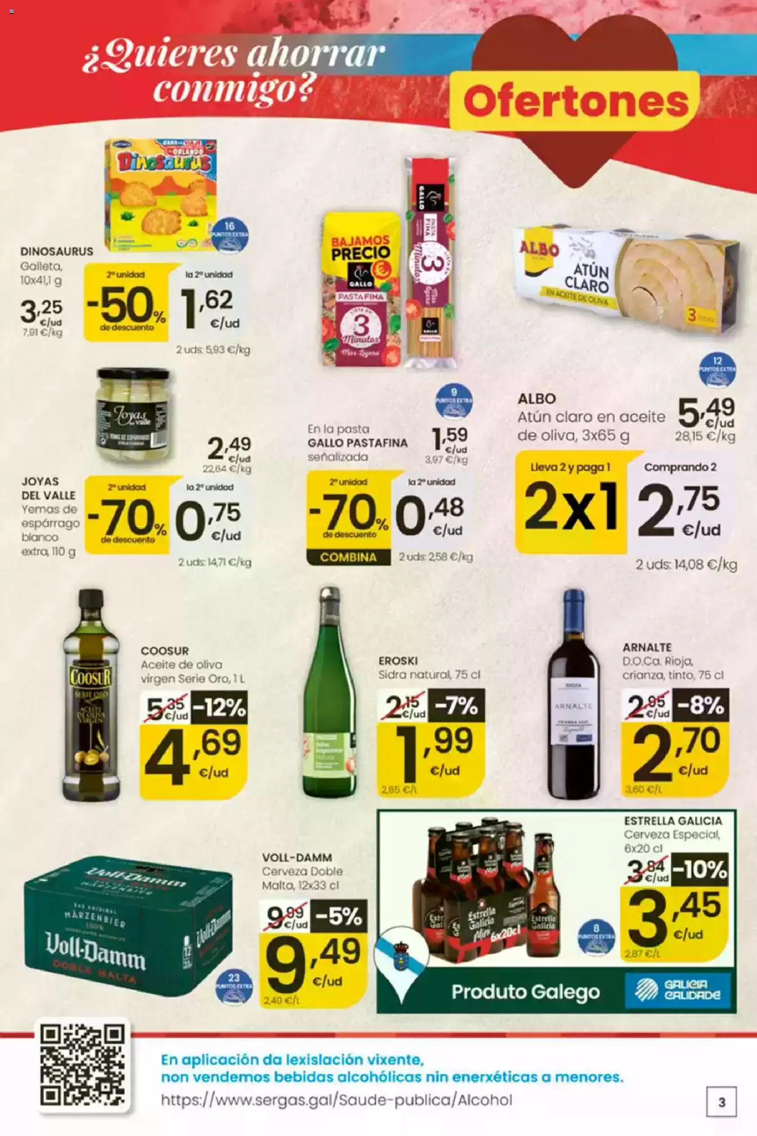 Eroski É bo que sexa de aquí │ válido desde el 30/07/2026 | Página: 3 | Productos: Aceite, Cerveza, Aceite de oliva, Atún claro