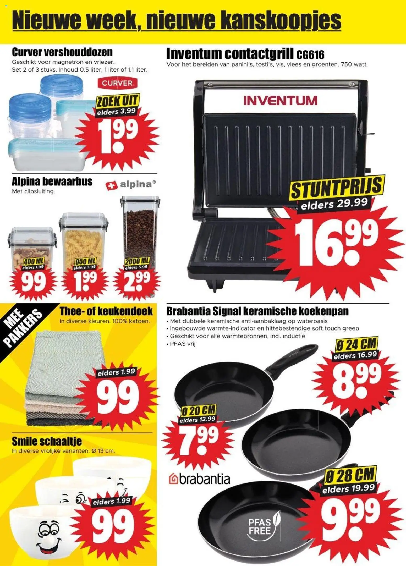 {H1} | Pagina: 4 | Producten: Thee, Contactgrill, Vriezer, Magnetron
