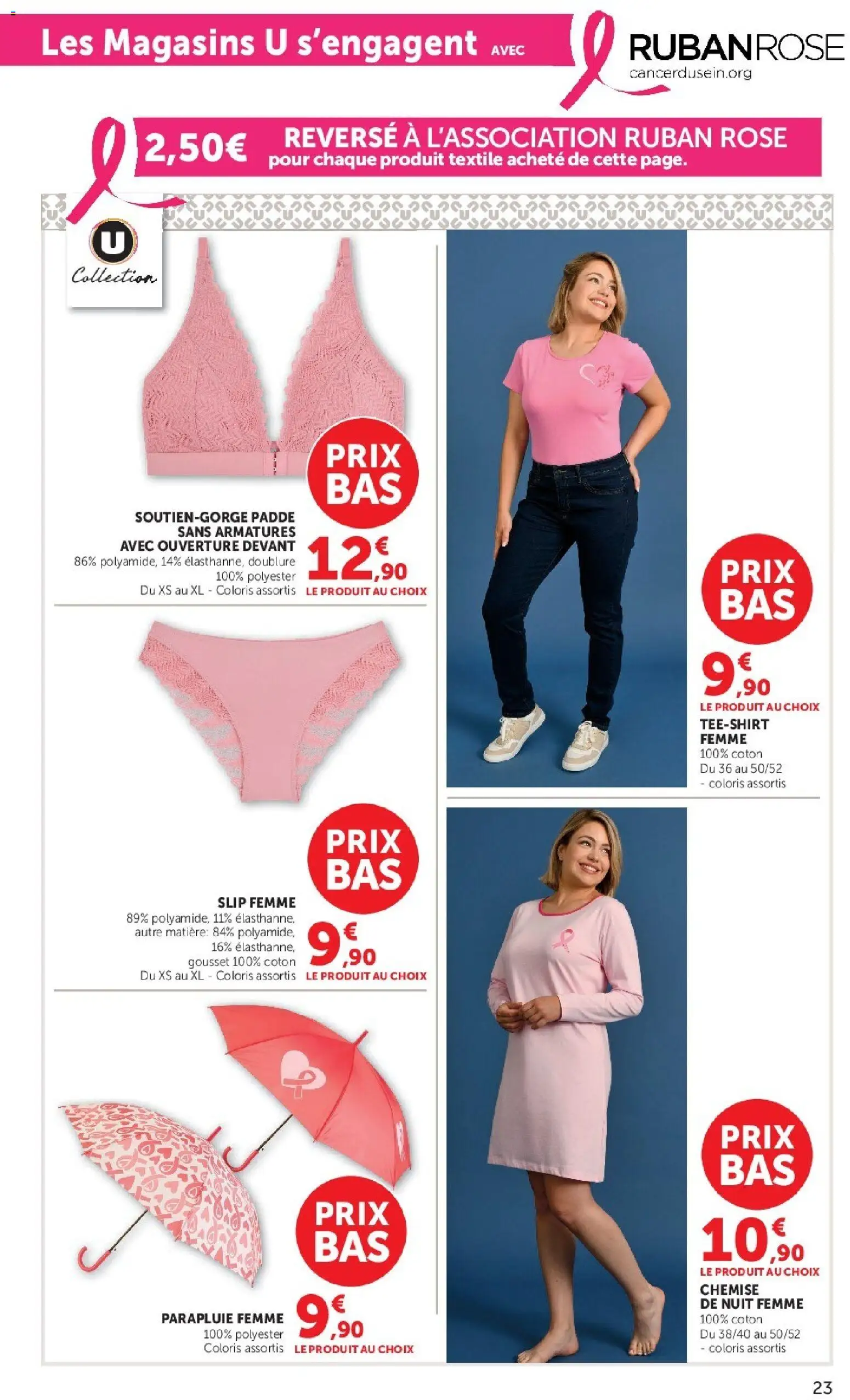 {H1} | Page: 23 | Produits: Slip femme, Chemise de nuit femme, Coton, Chemise