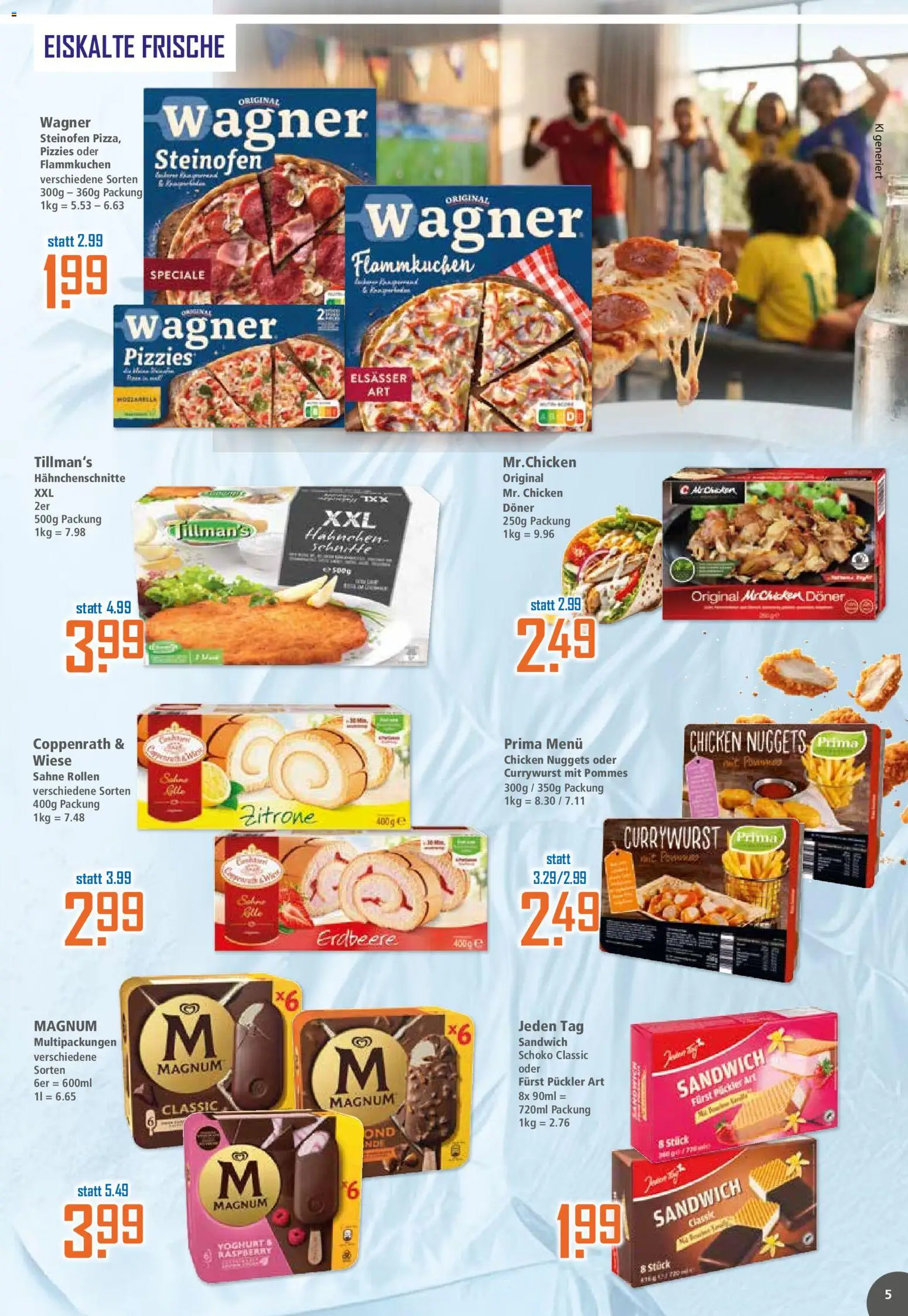 Klaas & Kock Prospekt – gültig ab 06.07.2026 | Seite: 5 | Produkte: Pommes, Zitrone, Sahne