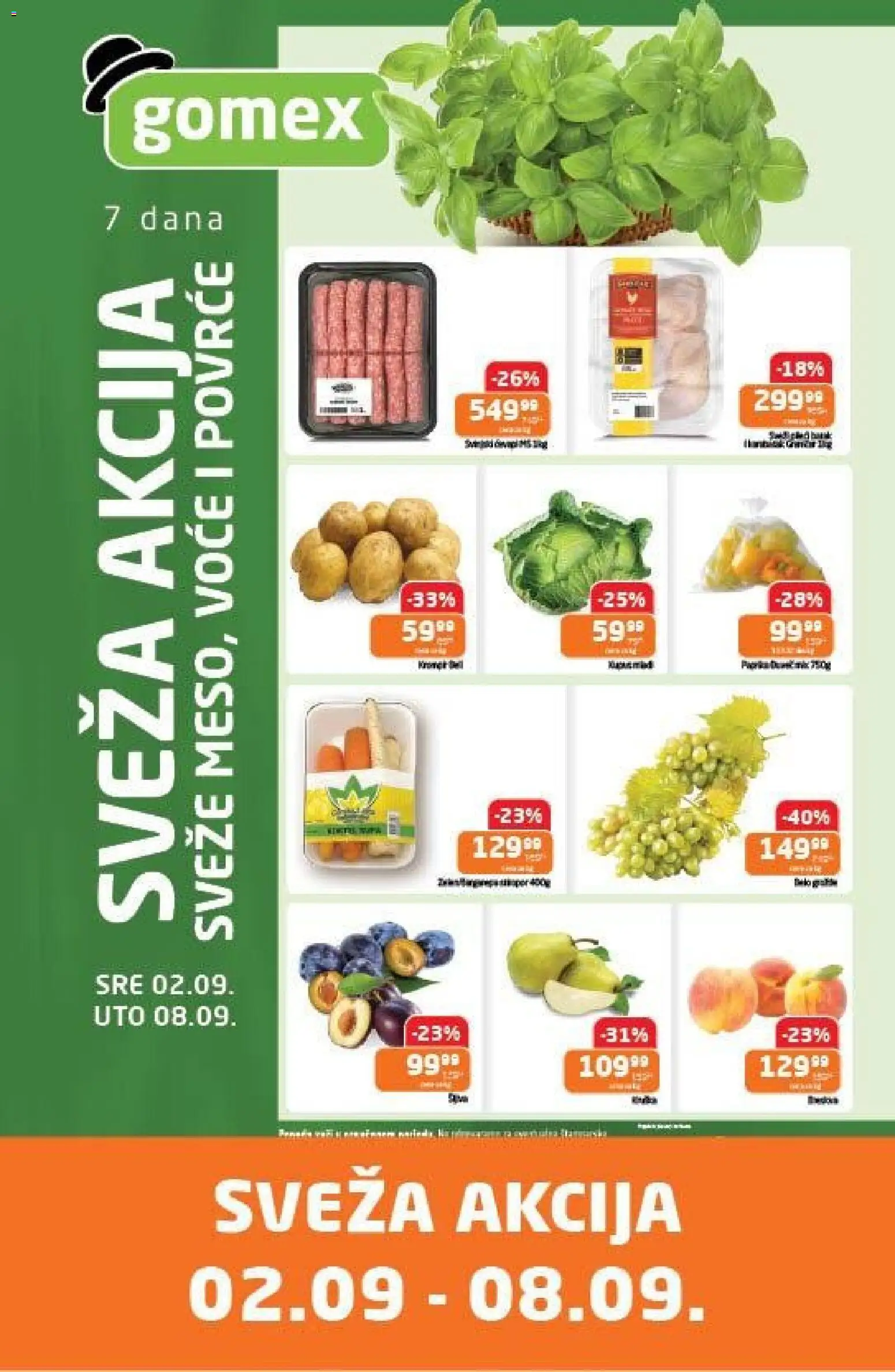 Gomex katalog - važi od 02.09.2026 | Strana: 1