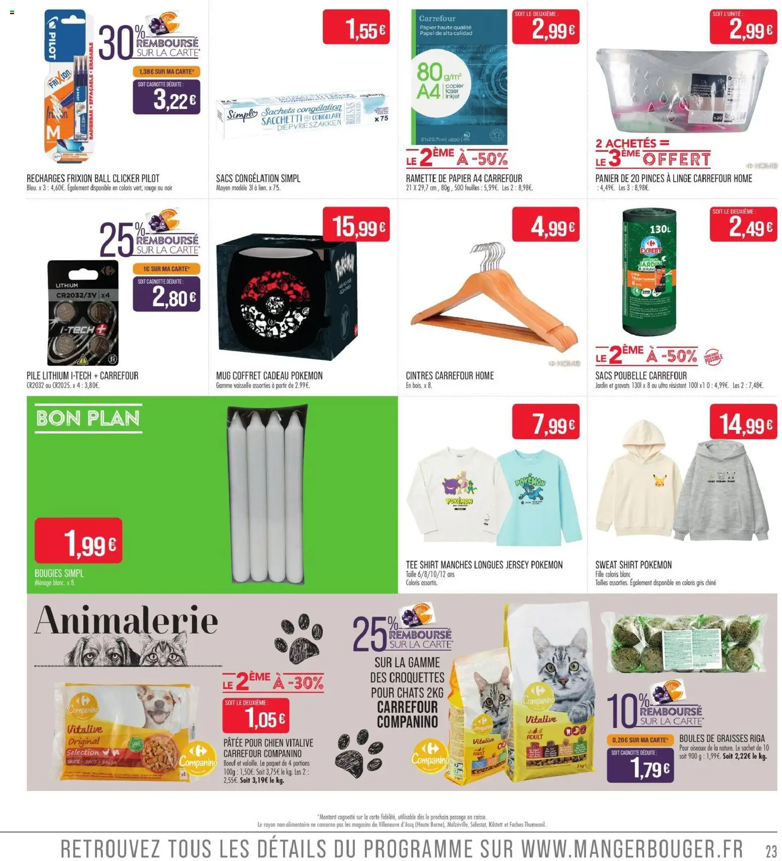 {H1} | Page: 23 | Produits: Croquettes pour chats, Poubelle, Coffret cadeau, Bougies
