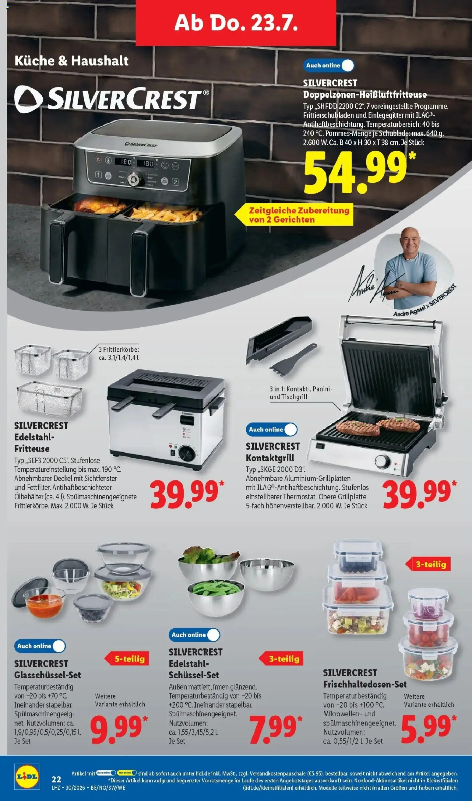 Lidl Prospekt Villingen-schwenningen – gültig ab 20.07.2026 | Seite: 48 | Produkte: Grill, Küche, Fritteuse